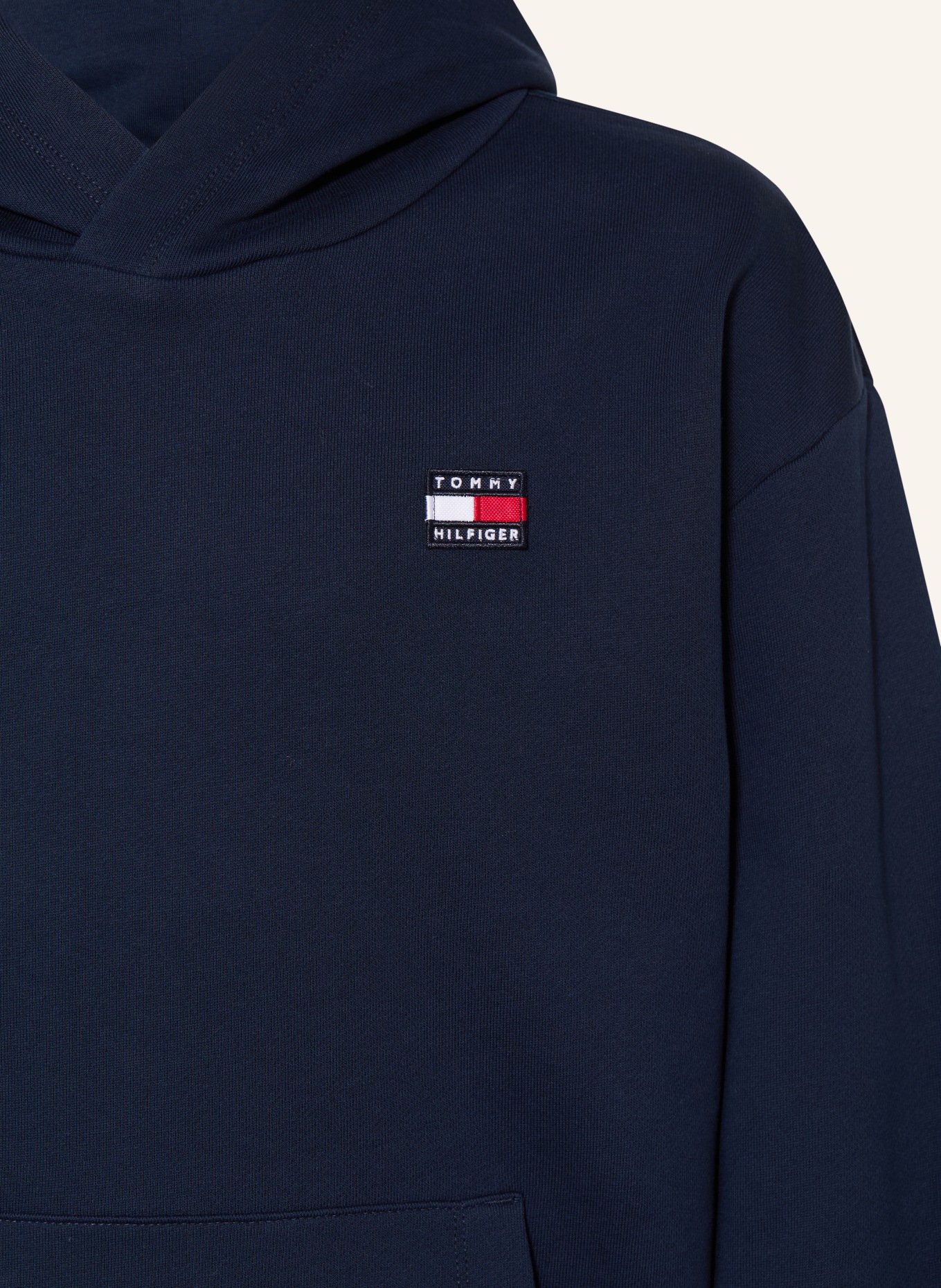 TOMMY HILFIGER Hoodie: DUNKELBLAU