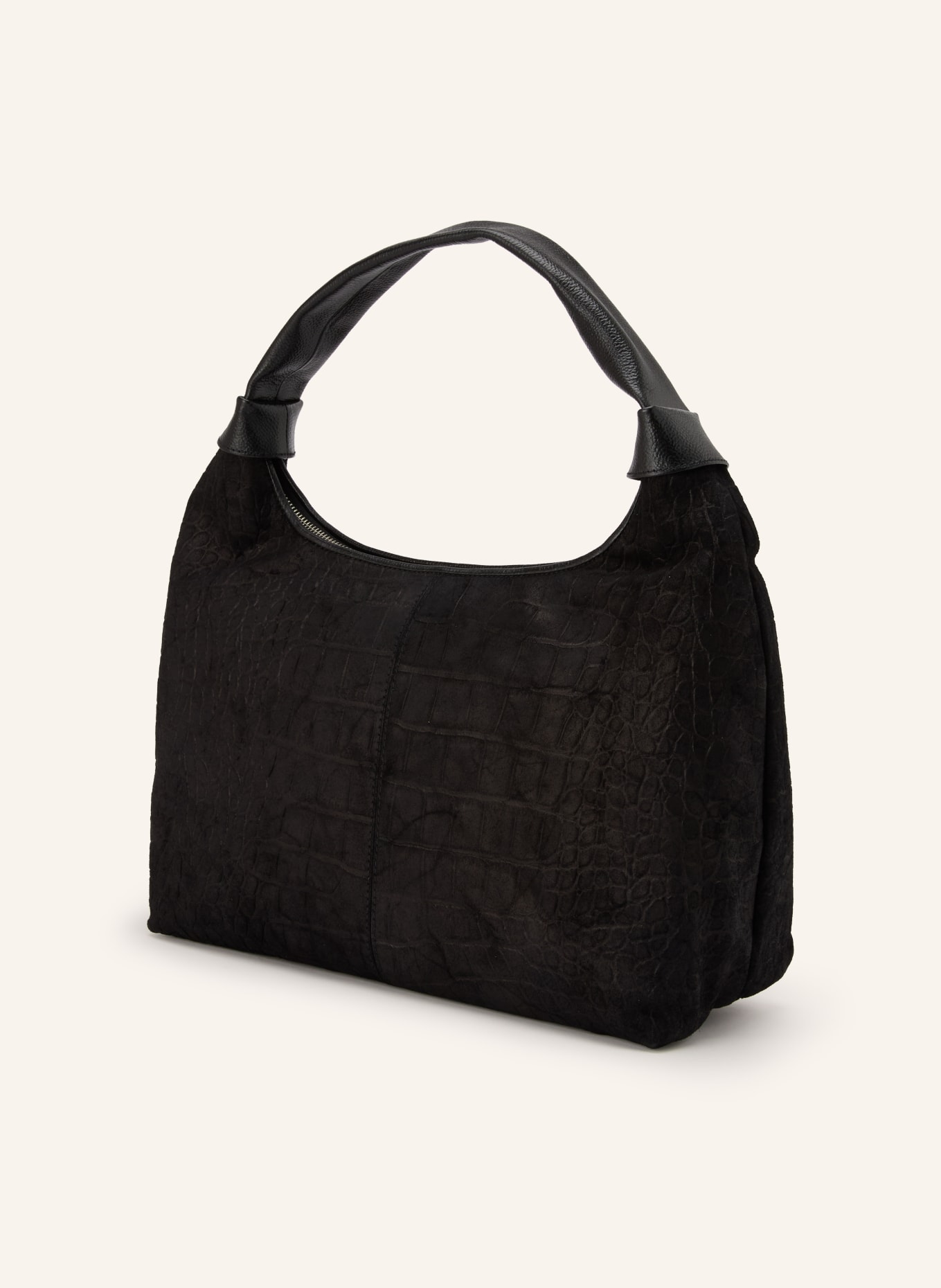 NÚNOO Handtasche BIG DANDY: SCHWARZ / SILBER
