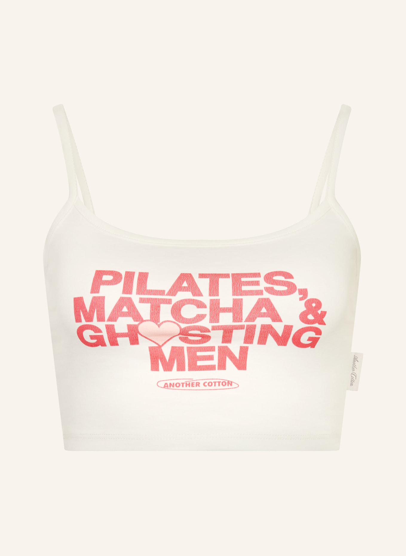 another COTTON LAB Tanktop: WEISS / ROSÉ / ROT