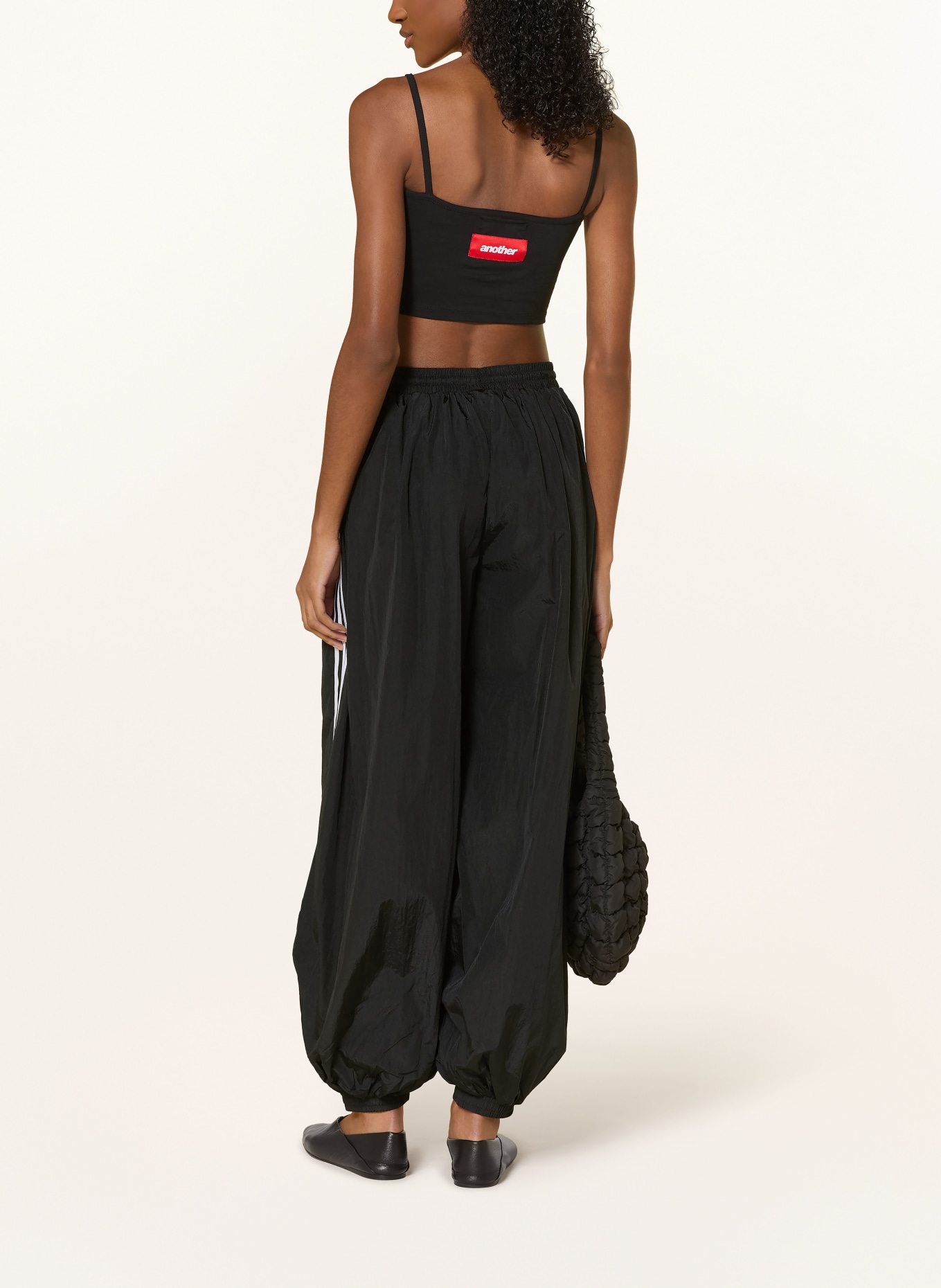 another COTTON LAB Cropped-Top: SCHWARZ / ROT / WEISS