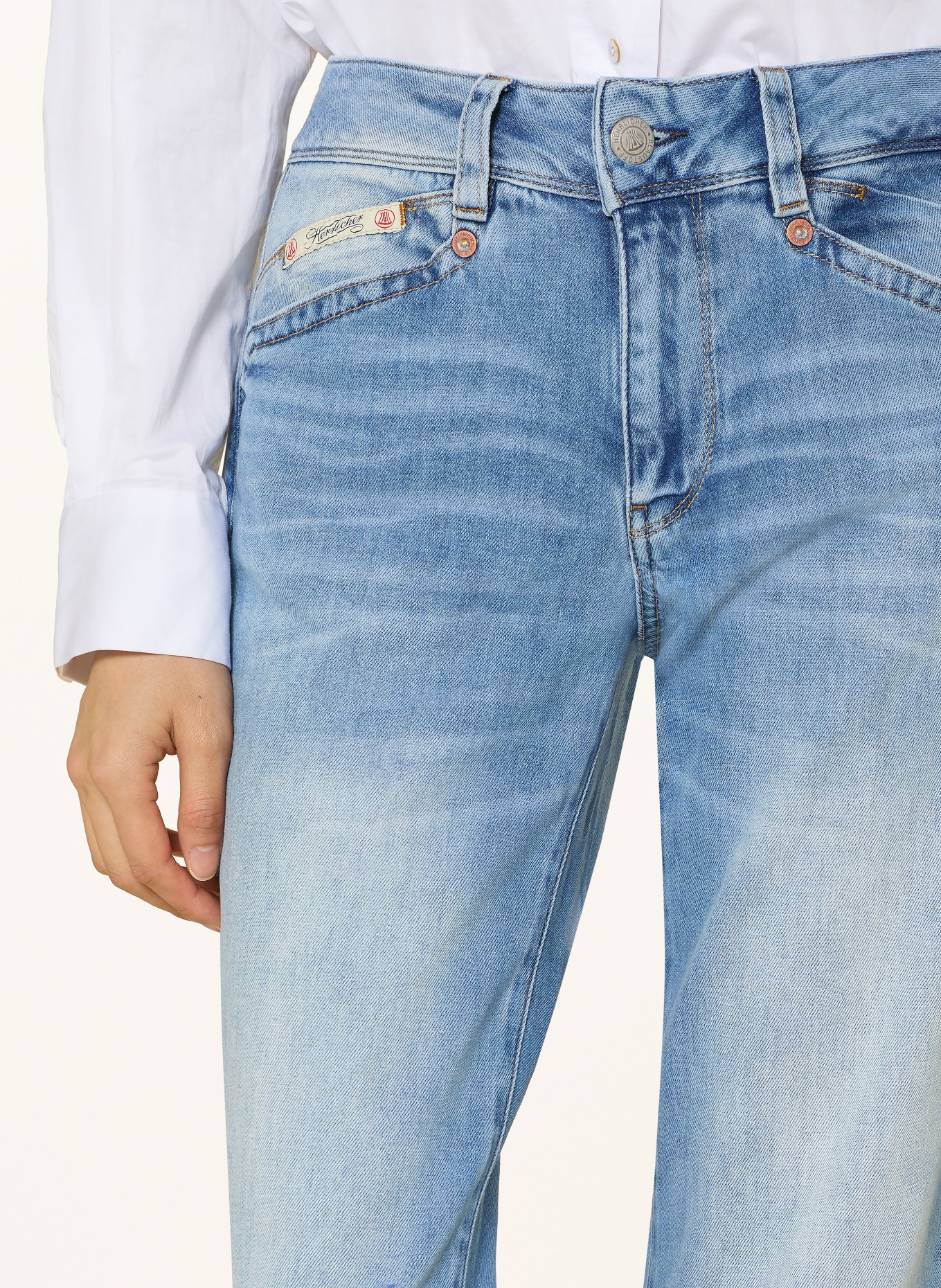 Herrlicher Wide Leg Jeans PRIME: 7 blasted