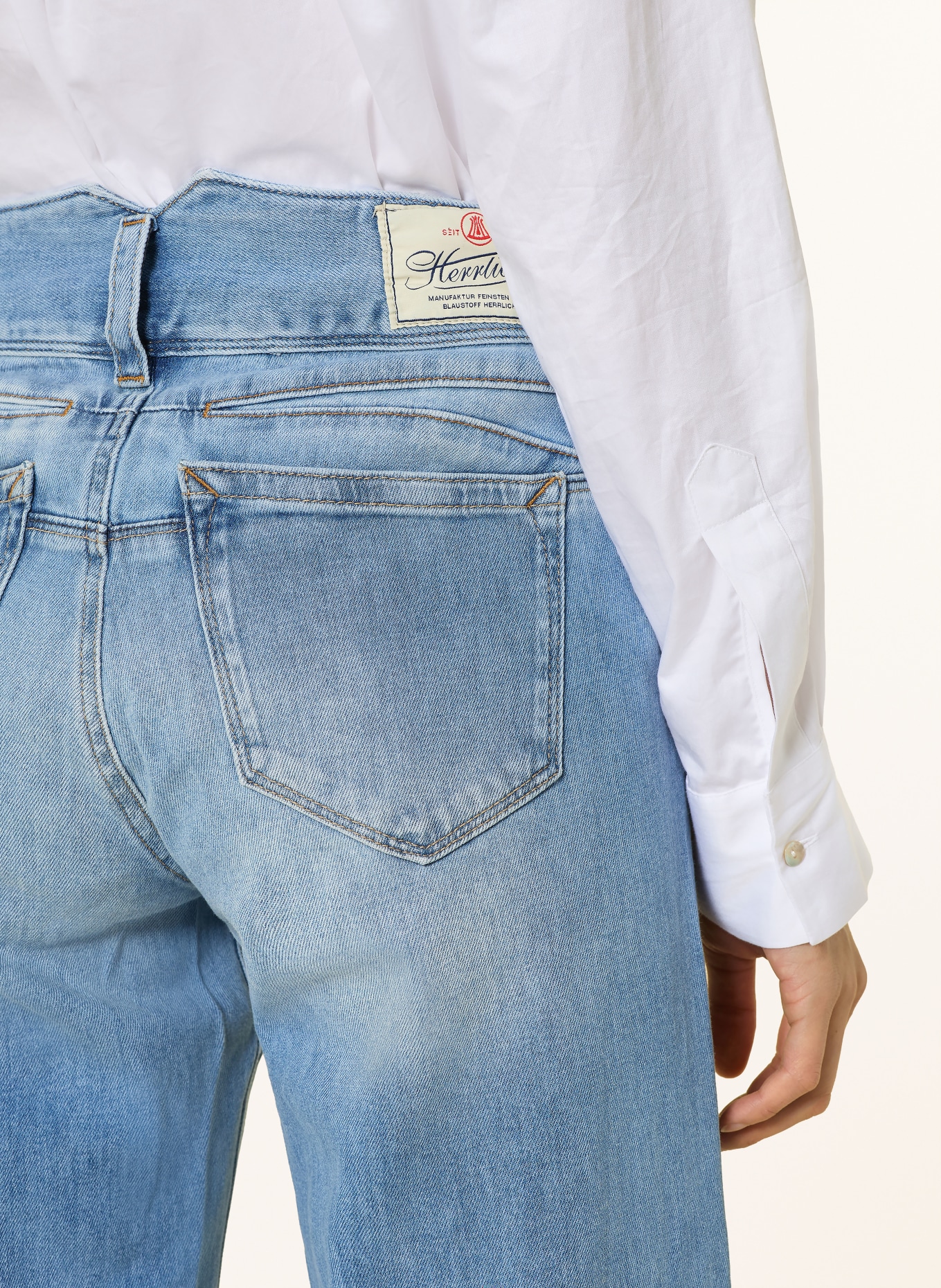 Herrlicher Wide Leg Jeans PRIME: 7 blasted