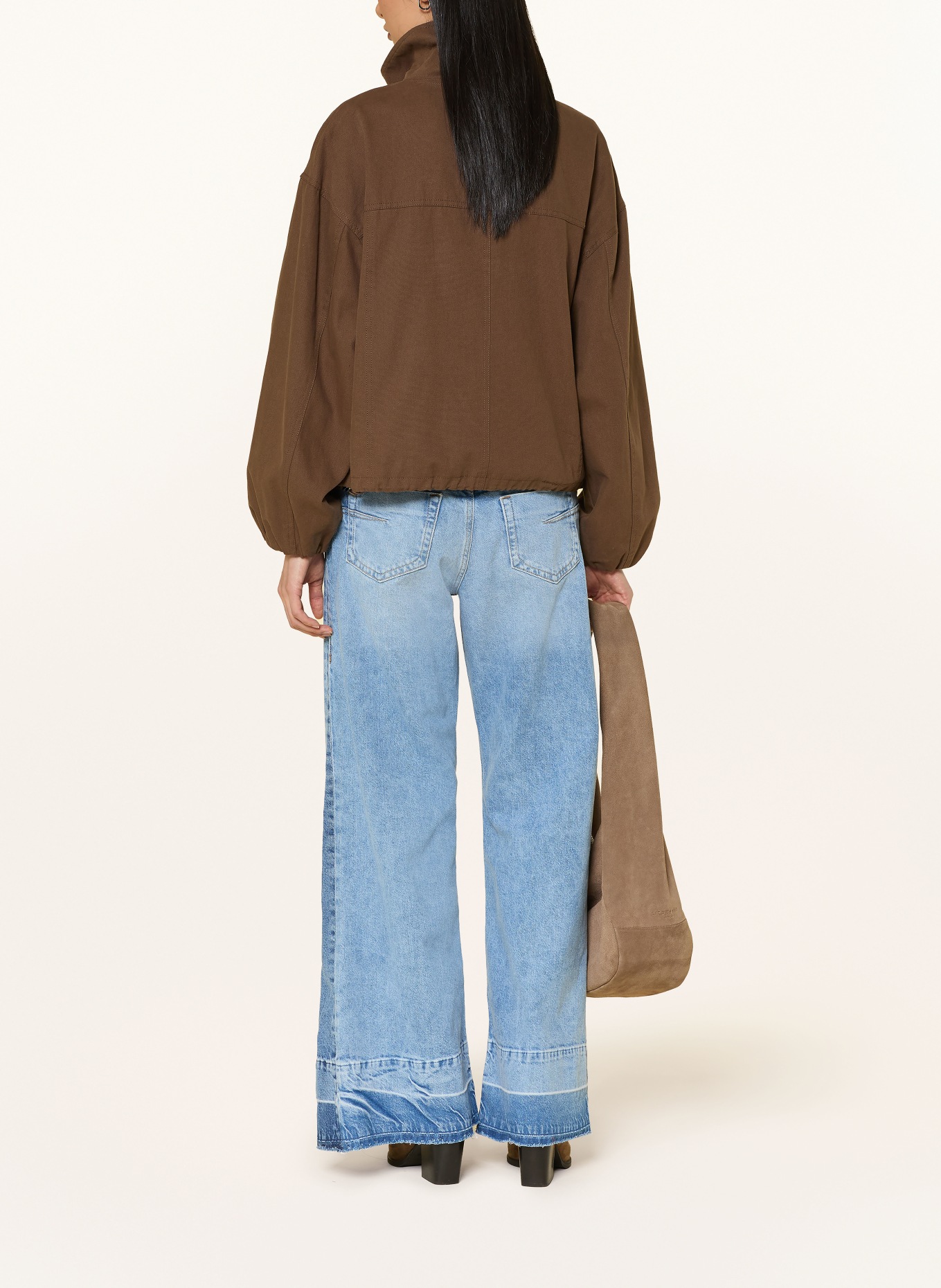 Herrlicher Wide Leg Jeans EDITH: 995 sky worn