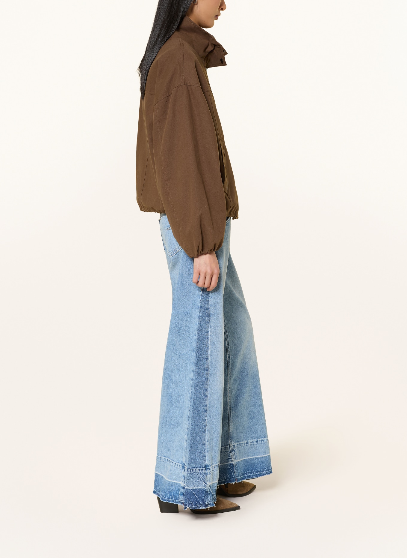 Herrlicher Wide Leg Jeans EDITH: 995 sky worn
