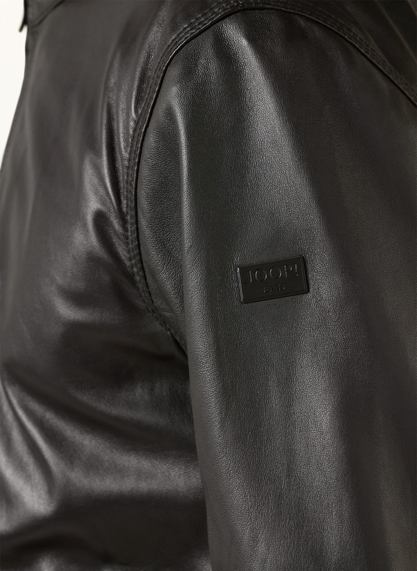 JOOP! JEANS Veste en cuir: NOIR