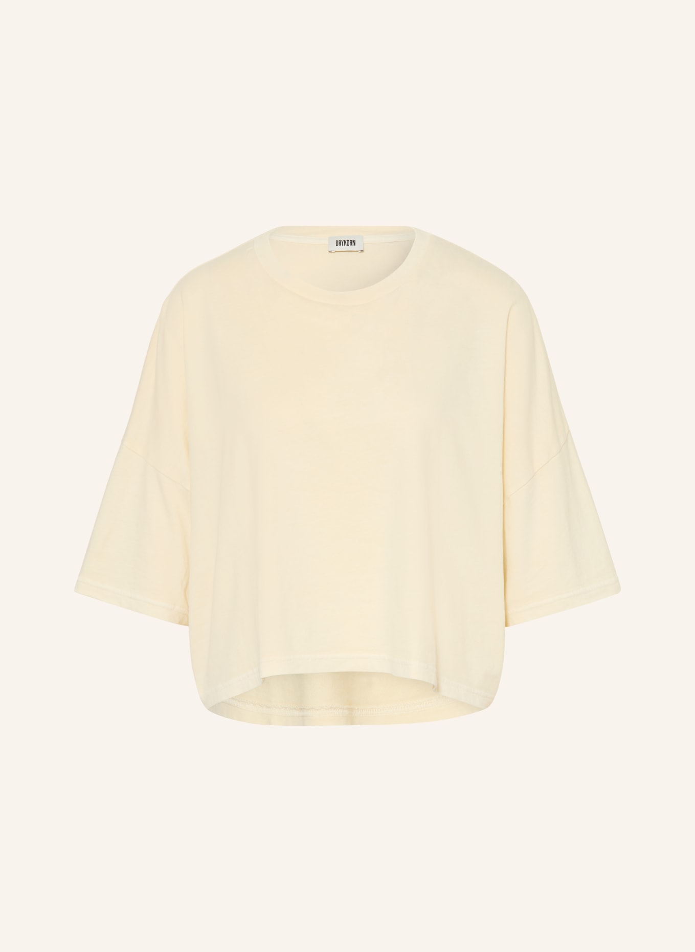 DRYKORN MARVA T-shirt: LIGHT YELLOW