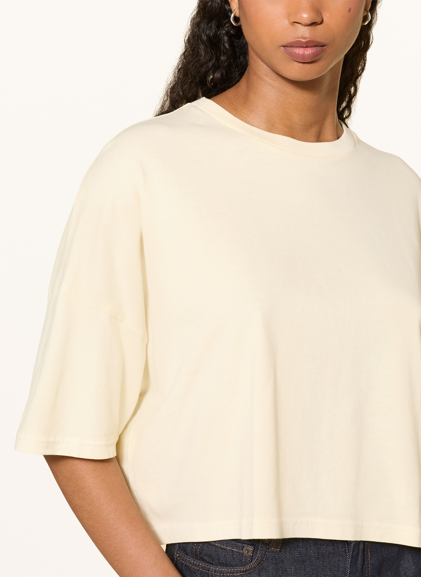 DRYKORN MARVA T-shirt: LIGHT YELLOW