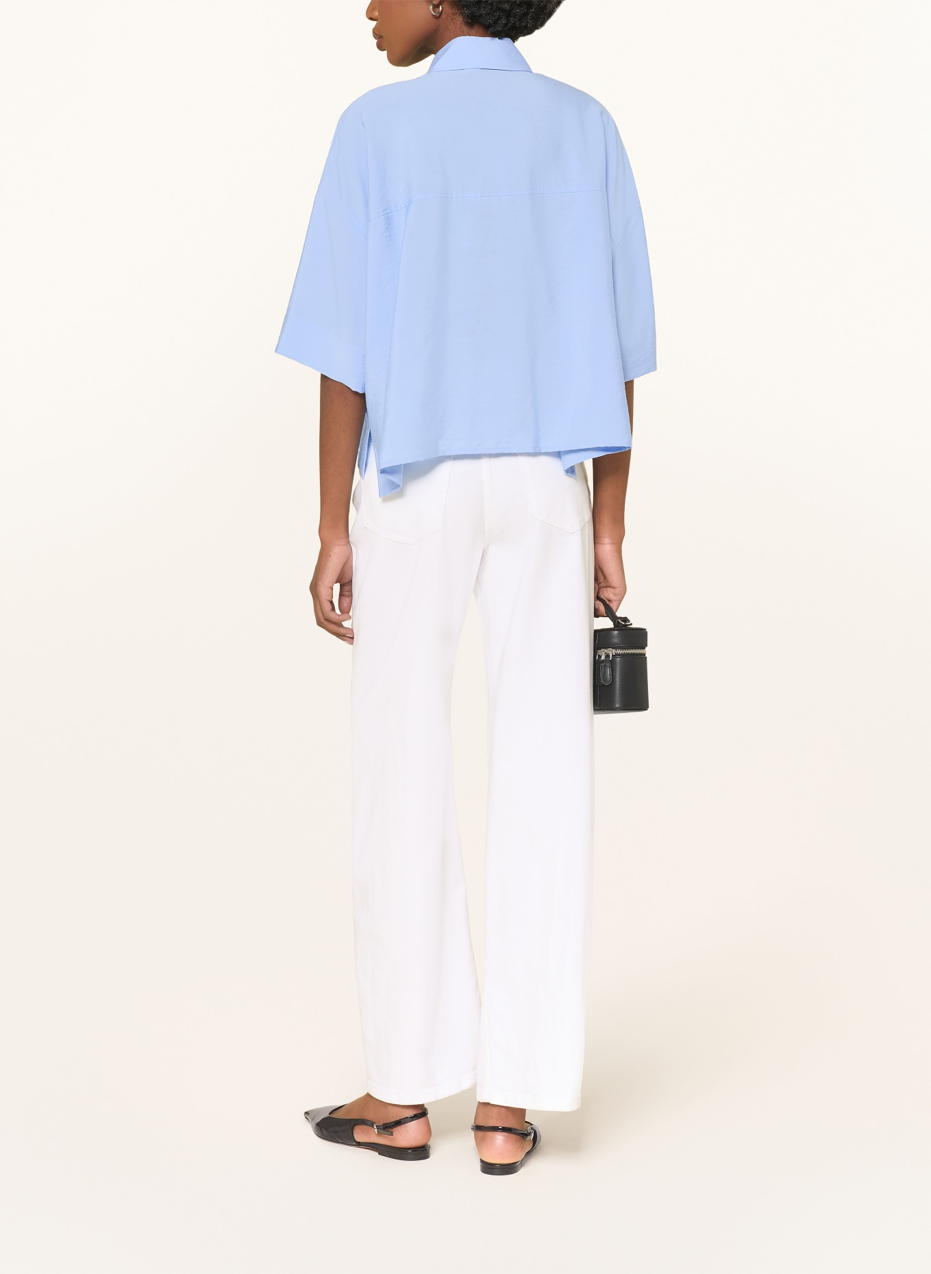 DRYKORN Overhemdblouse YARIKA: LICHTBLAUW