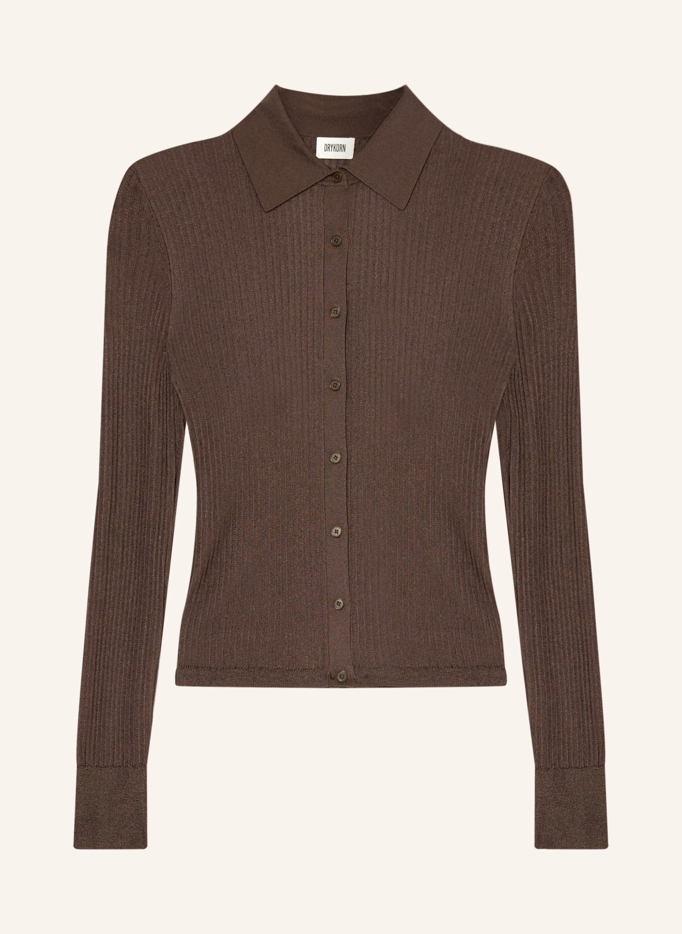 DRYKORN Strickjacke ARHANYA: DUNKELBRAUN