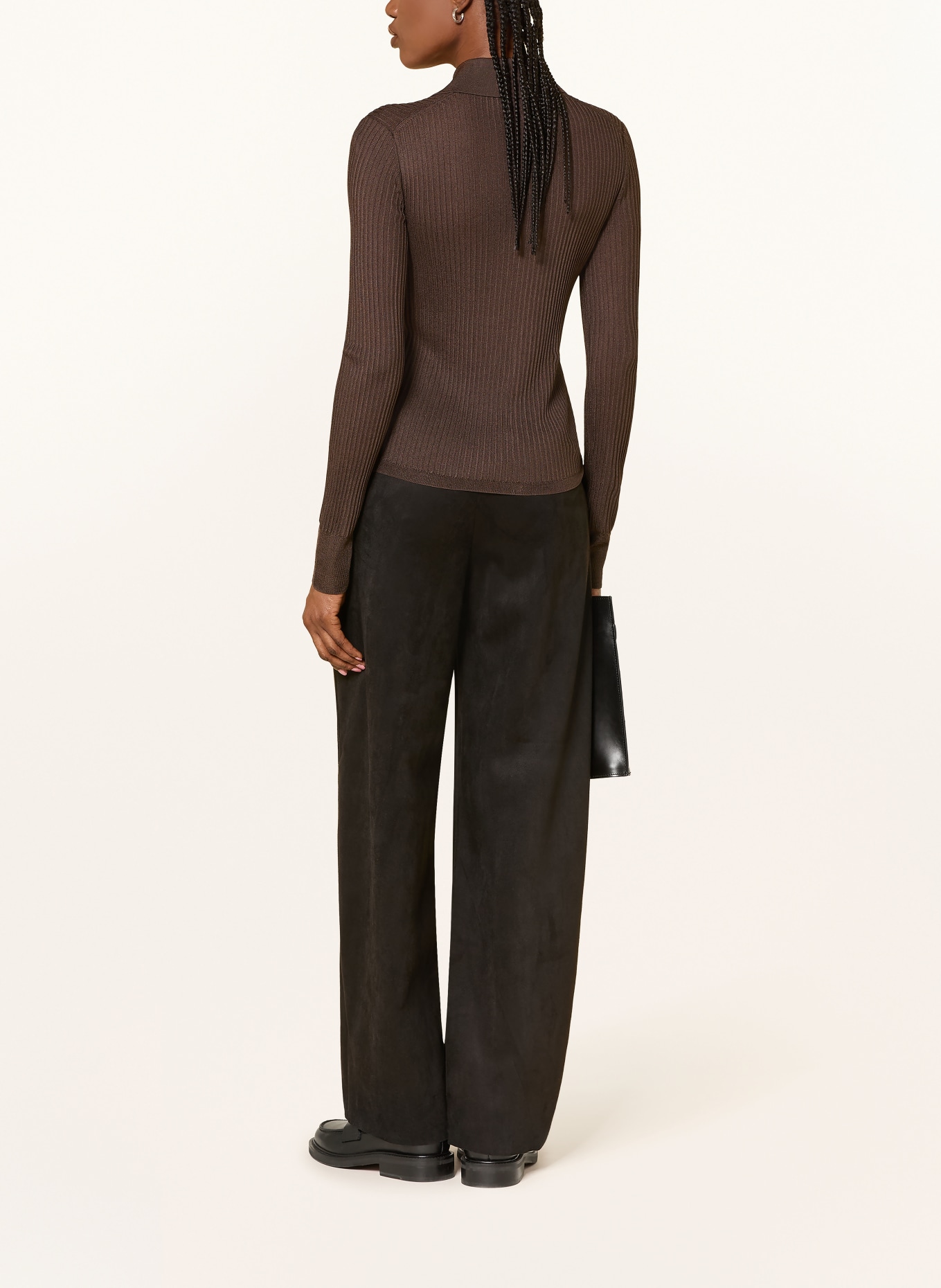 DRYKORN Strickjacke ARHANYA: DUNKELBRAUN