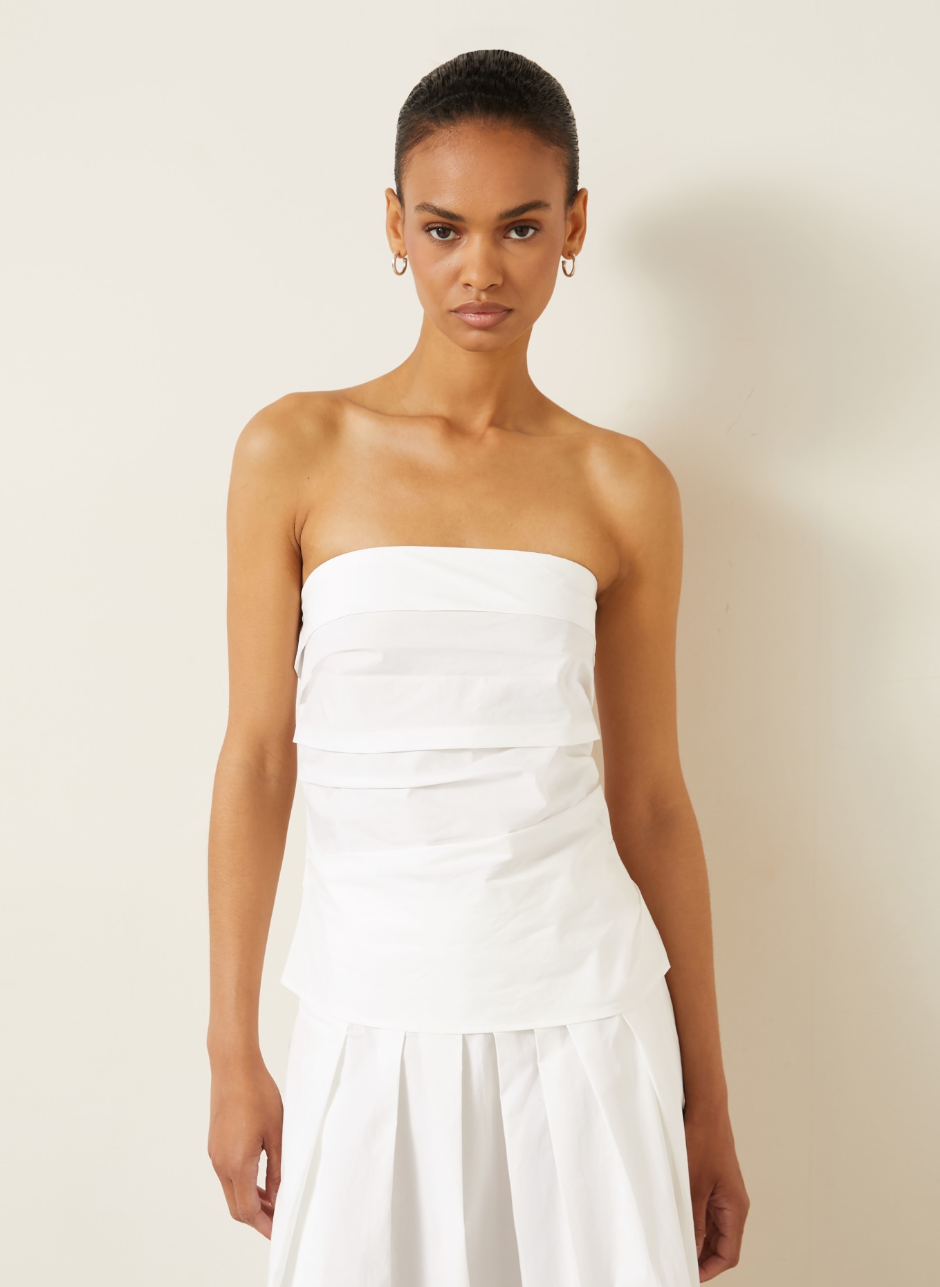 Proenza Schouler Off-shoulder top MAISY WHITE LABEL: WIT