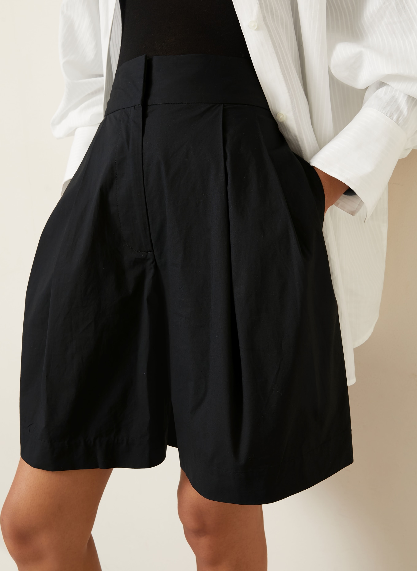 Proenza Schouler Korte broek CLIO: ZWART