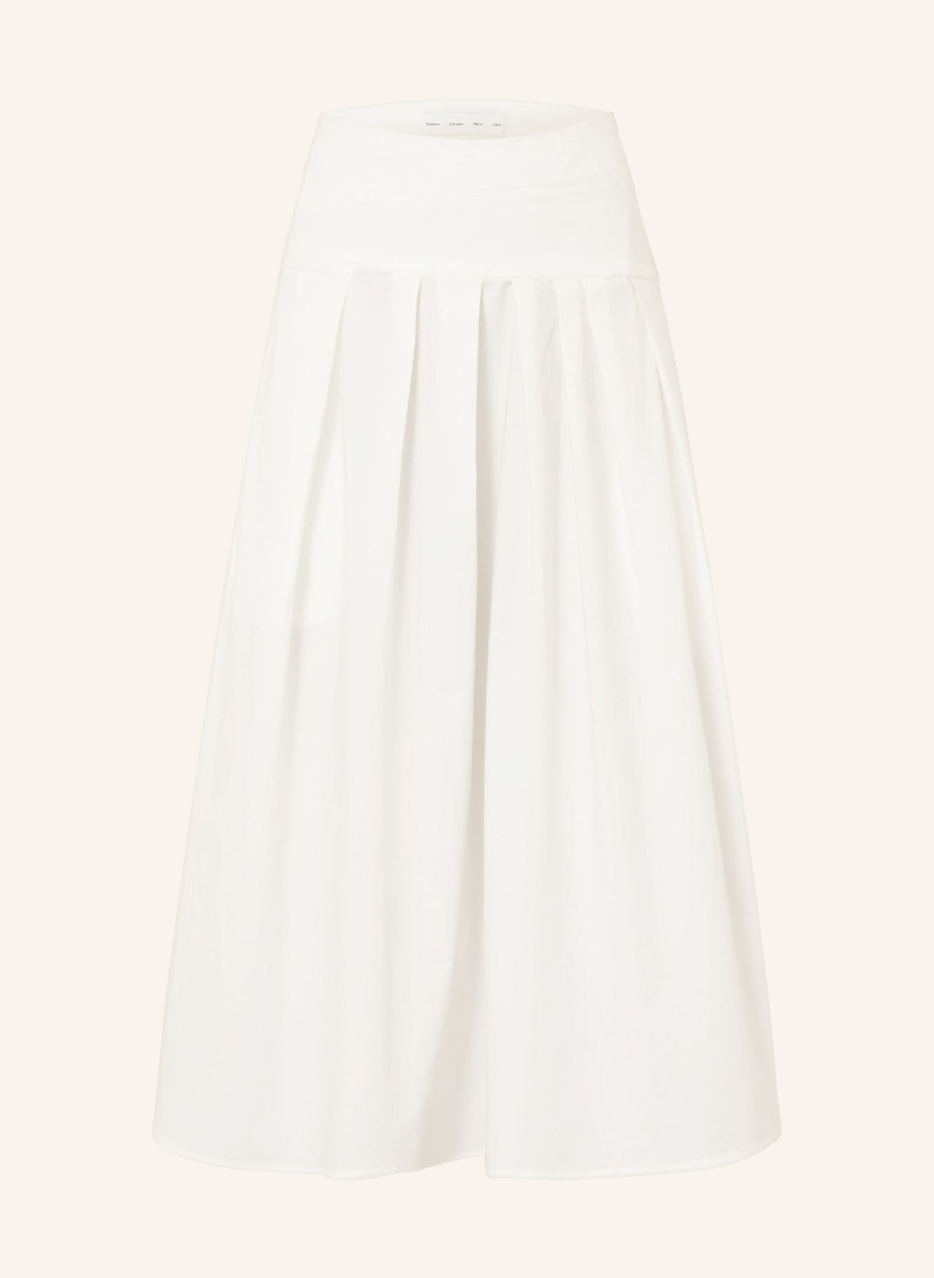Proenza Schouler Fustă NESSA WHITE LABEL: ALB