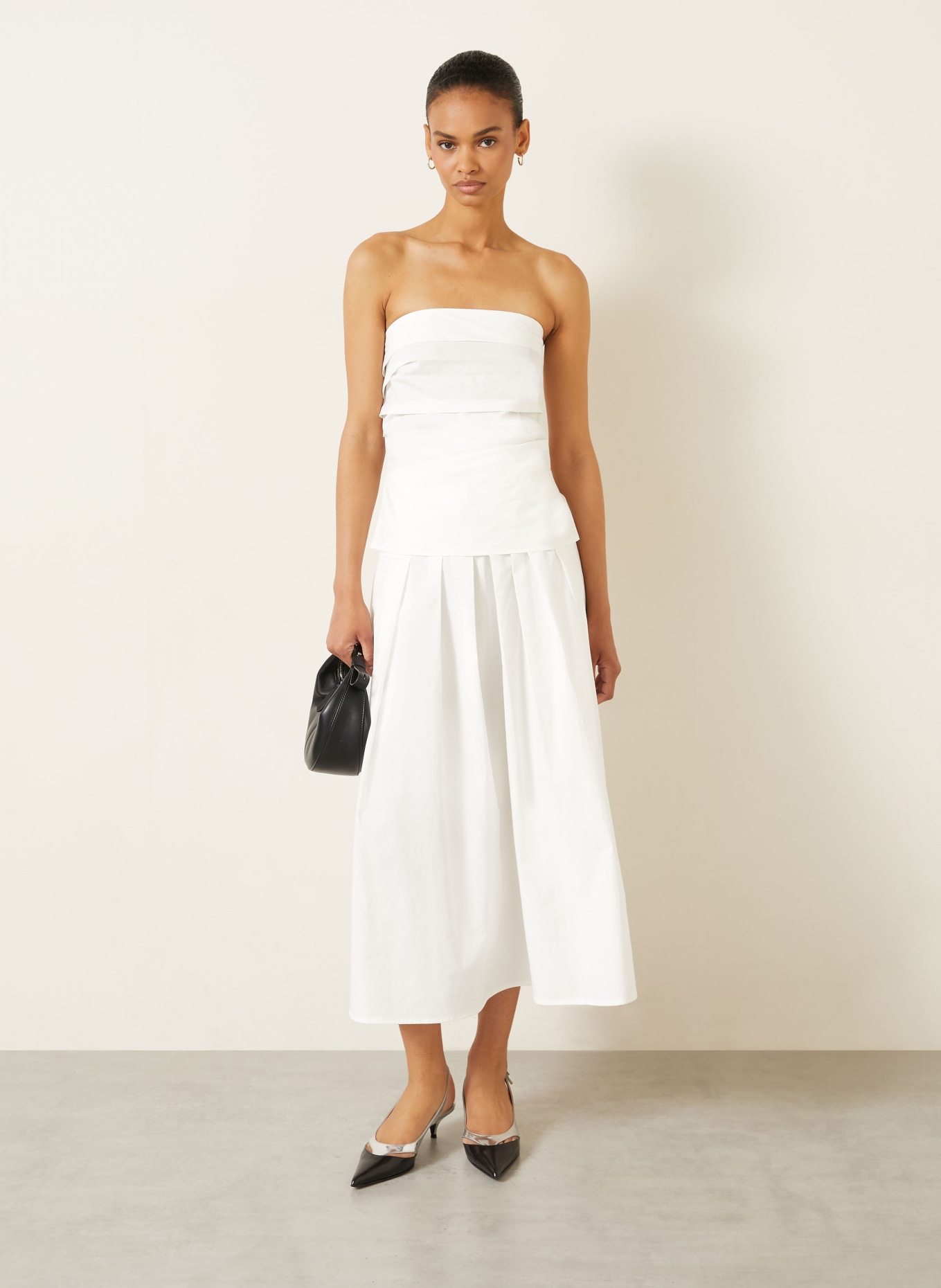 Proenza Schouler Fustă NESSA WHITE LABEL: ALB