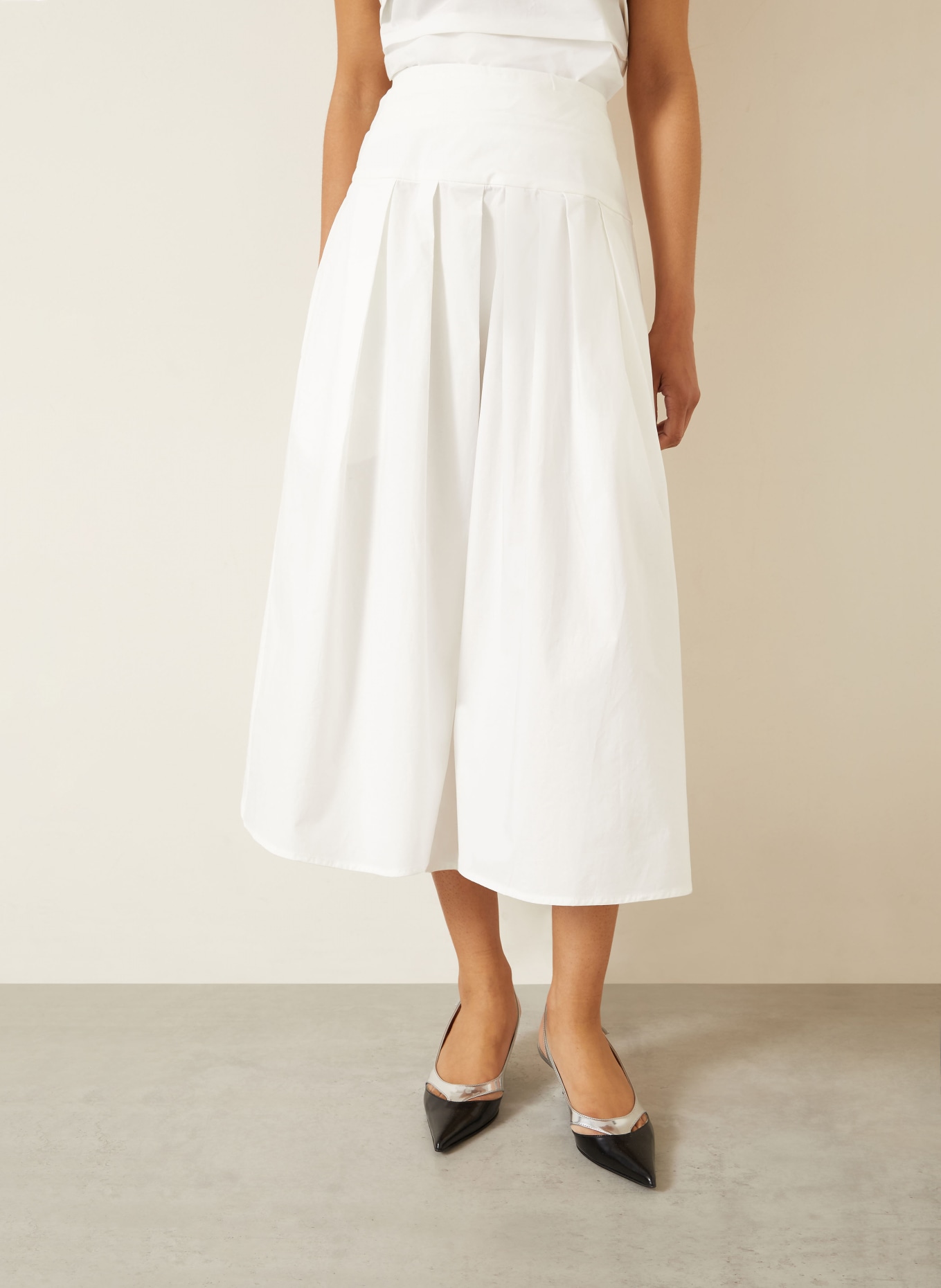 Proenza Schouler Fustă NESSA WHITE LABEL: ALB