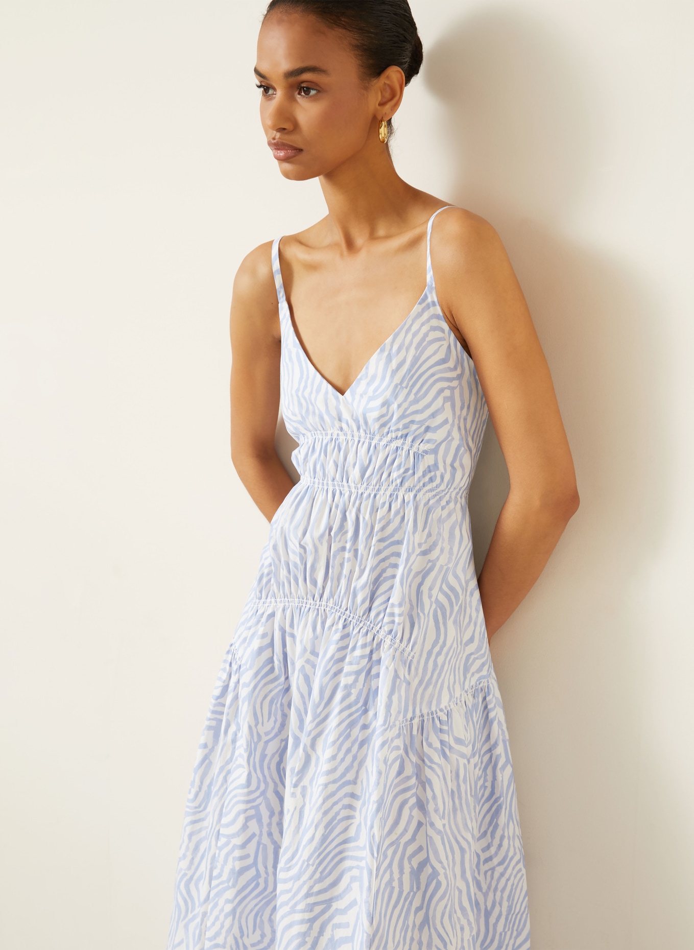 Proenza Schouler Rochie MICHELYN WHITE LABEL: ALB / ALBASTRU DESCHIS