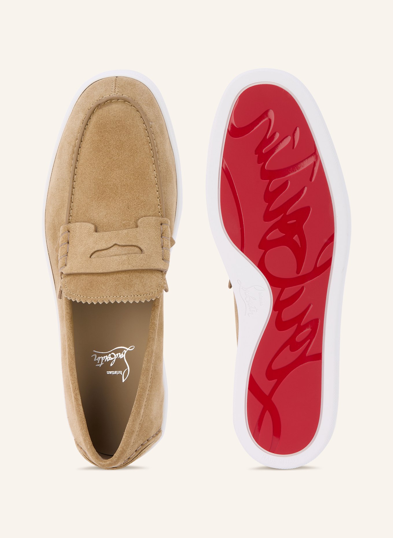 Christian Louboutin Penny Loafer THE HAROLD I: BEIGE