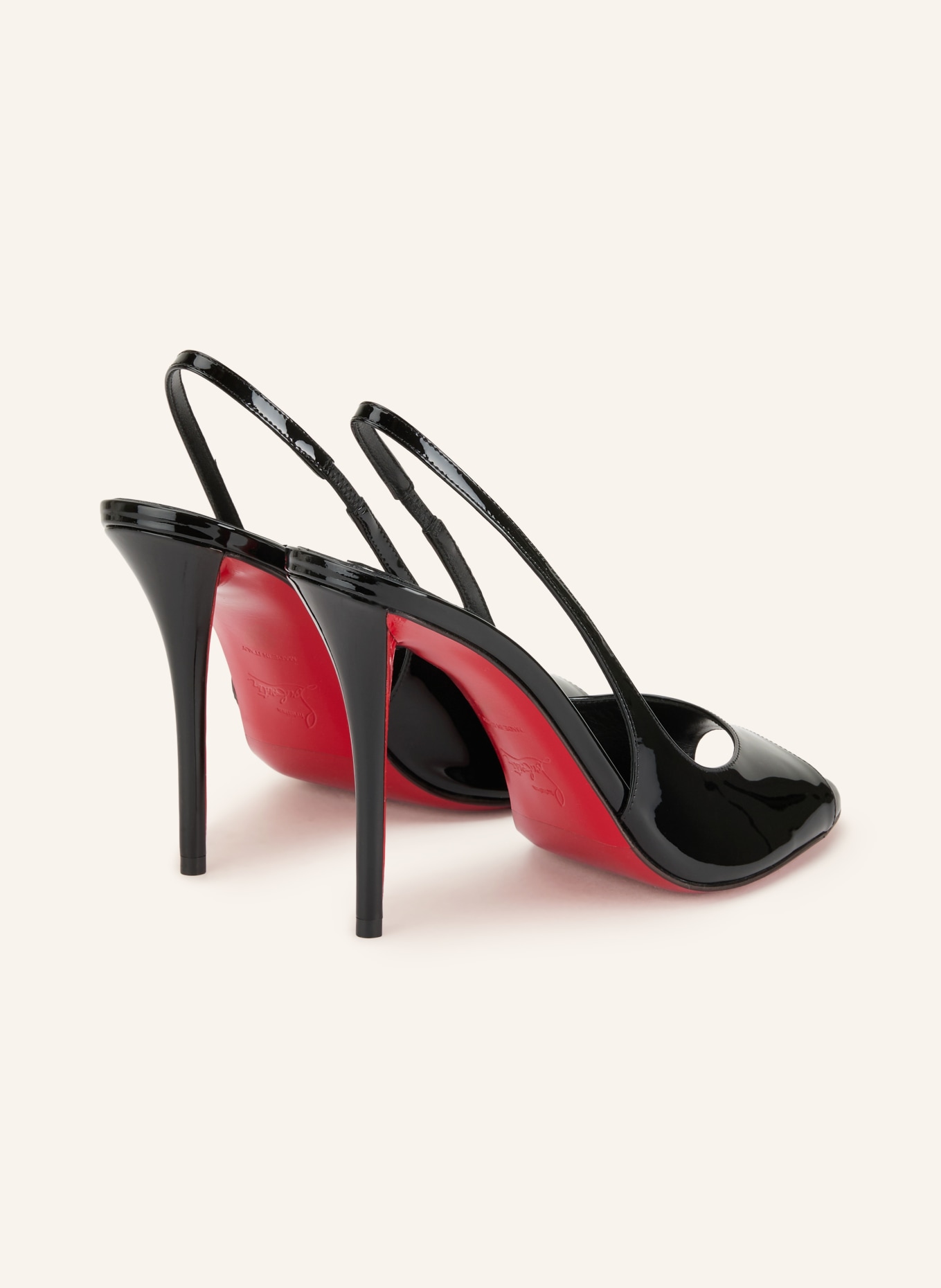 Christian Louboutin Peeptoe SOFIA Z: SCHWARZ