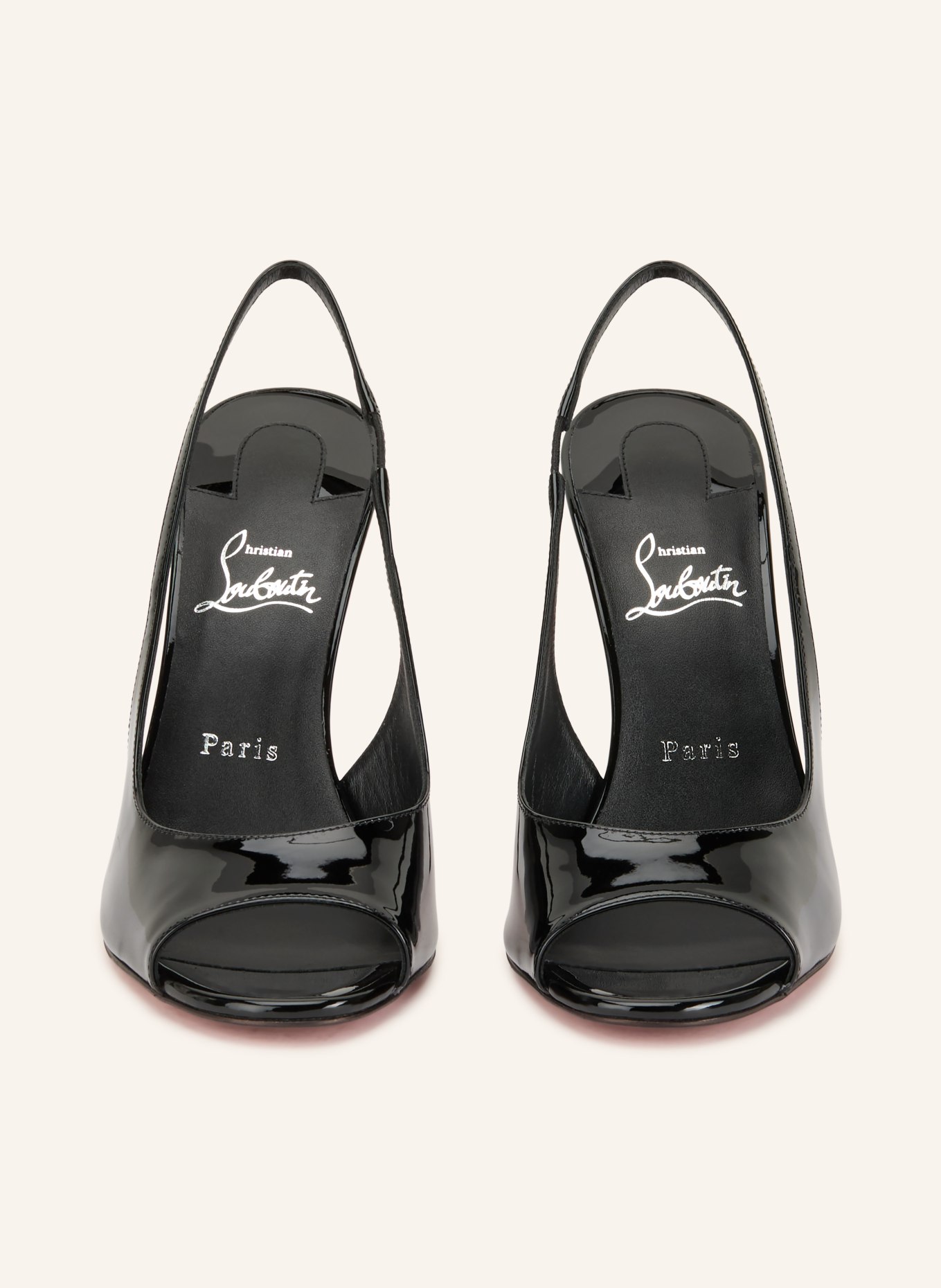 Christian Louboutin Peeptoe SOFIA Z: SCHWARZ