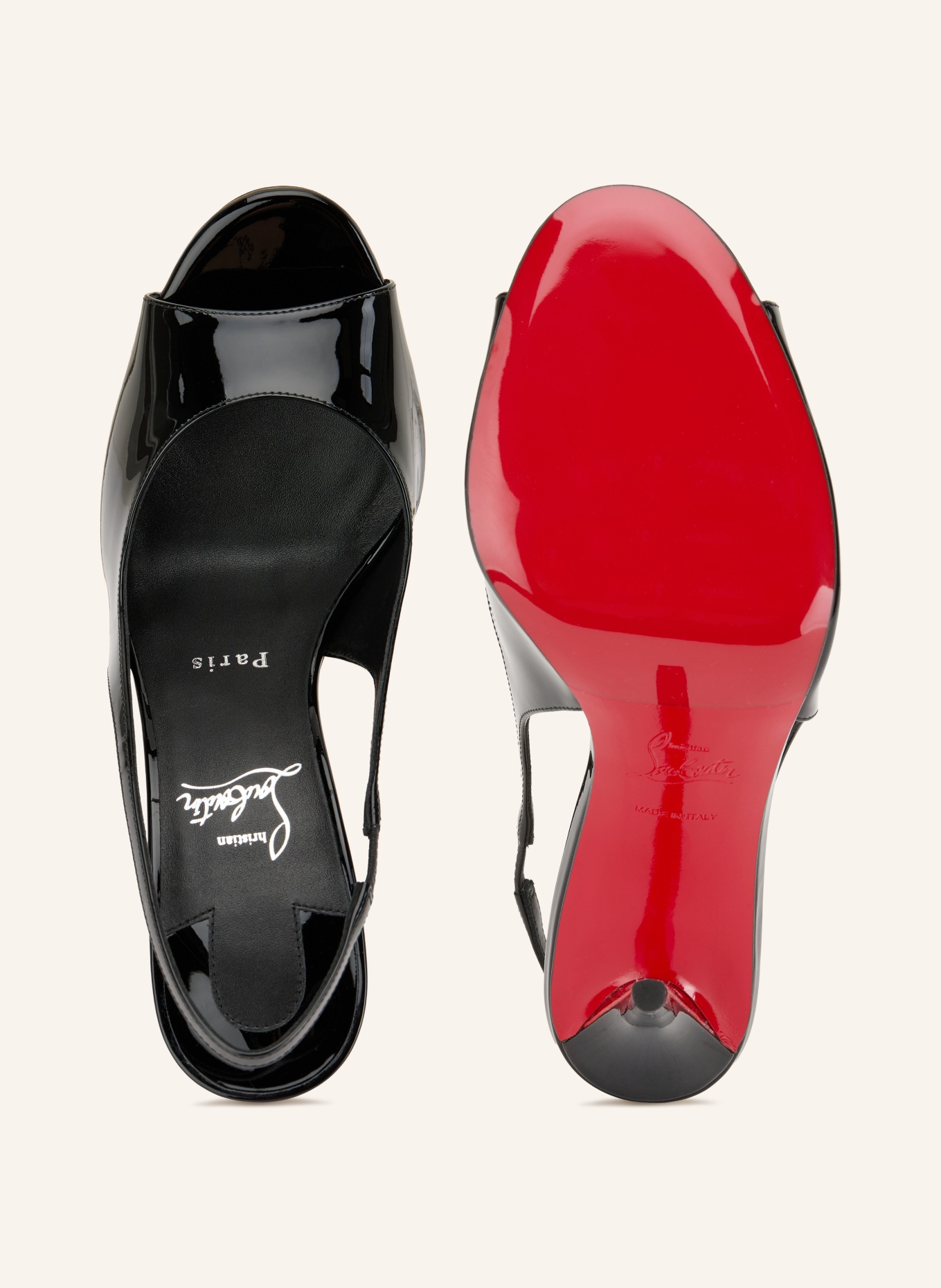 Christian Louboutin Peeptoe SOFIA Z: SCHWARZ