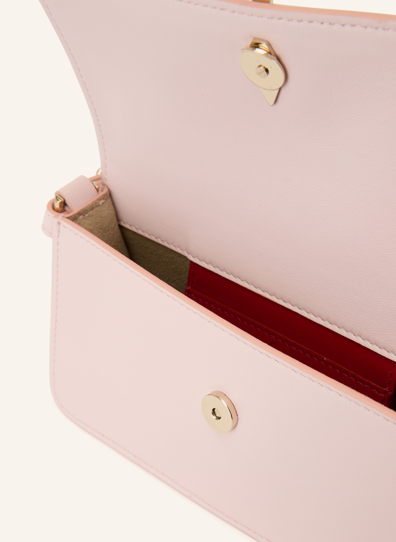 Christian Louboutin Taška přes rameno BETTINA MINI: RŮŽOVÁ / ZLATÁ