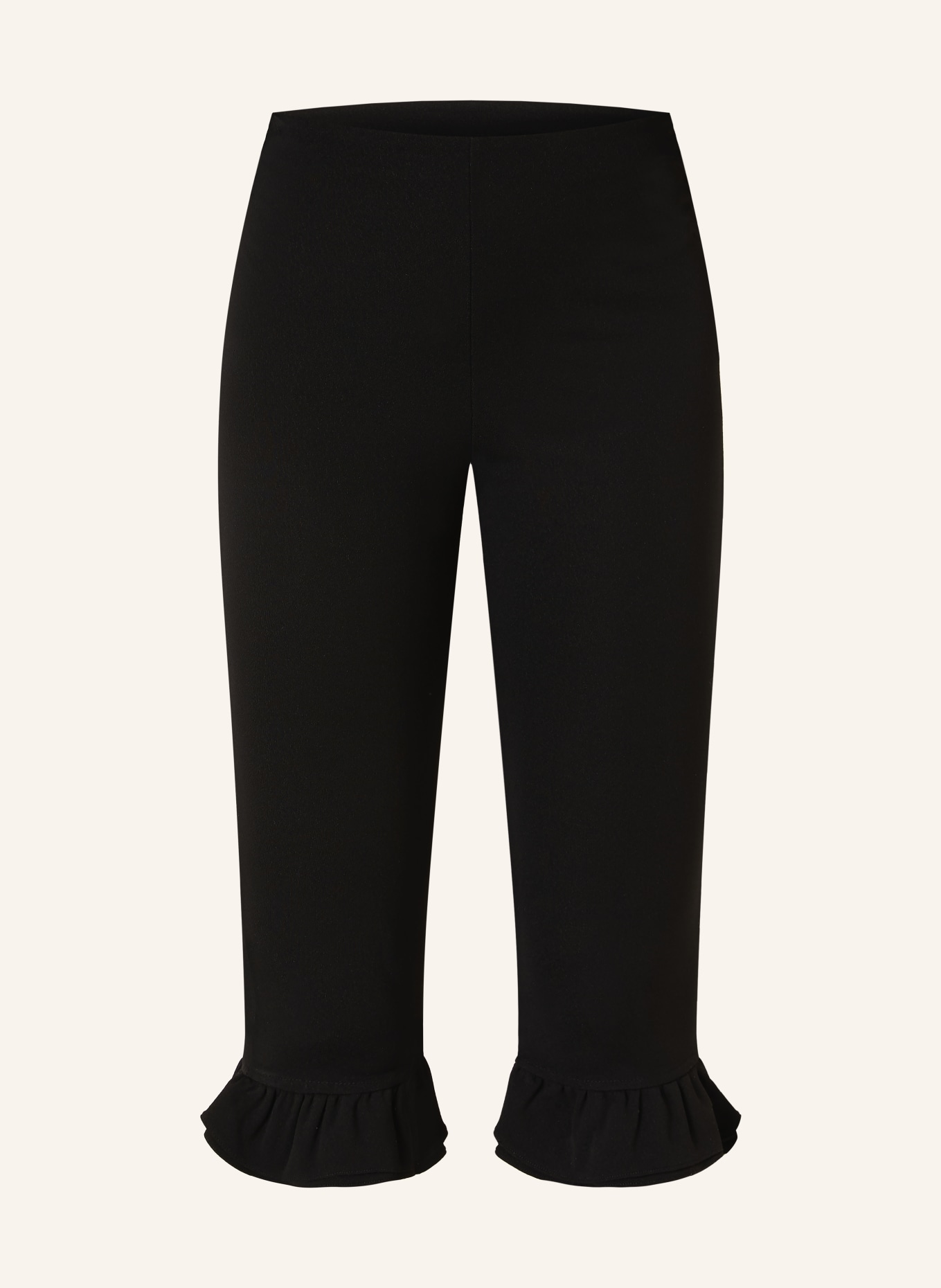 JACQUEMUS Leggings LE BERMUDA PLAYA à volants: NOIR