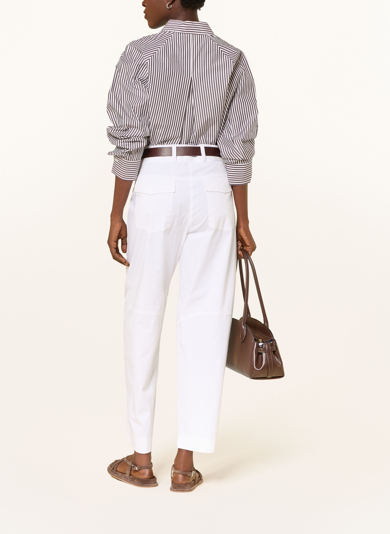 CAMBIO ORLY Pants: WHITE