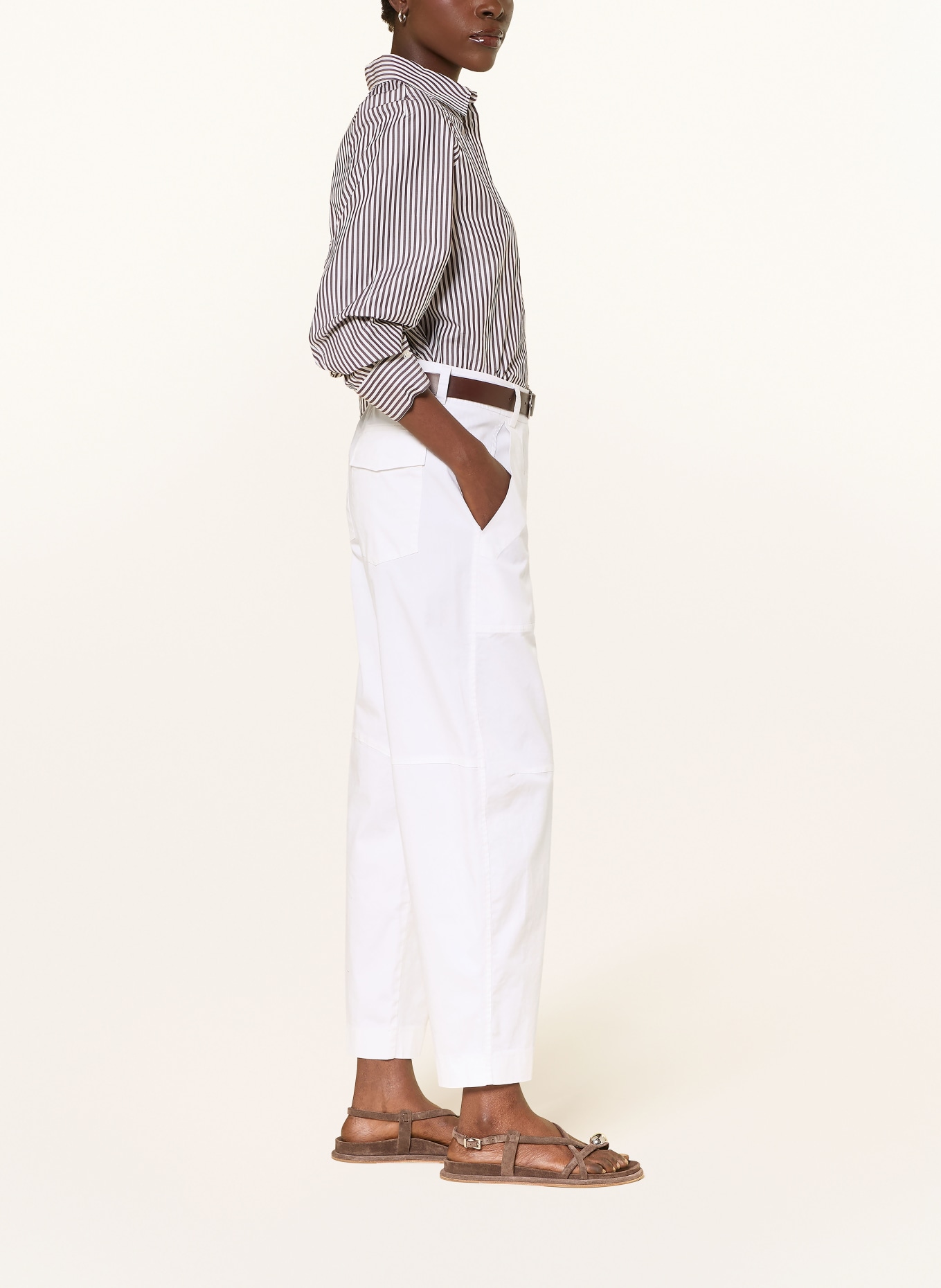 CAMBIO ORLY Pants: WHITE