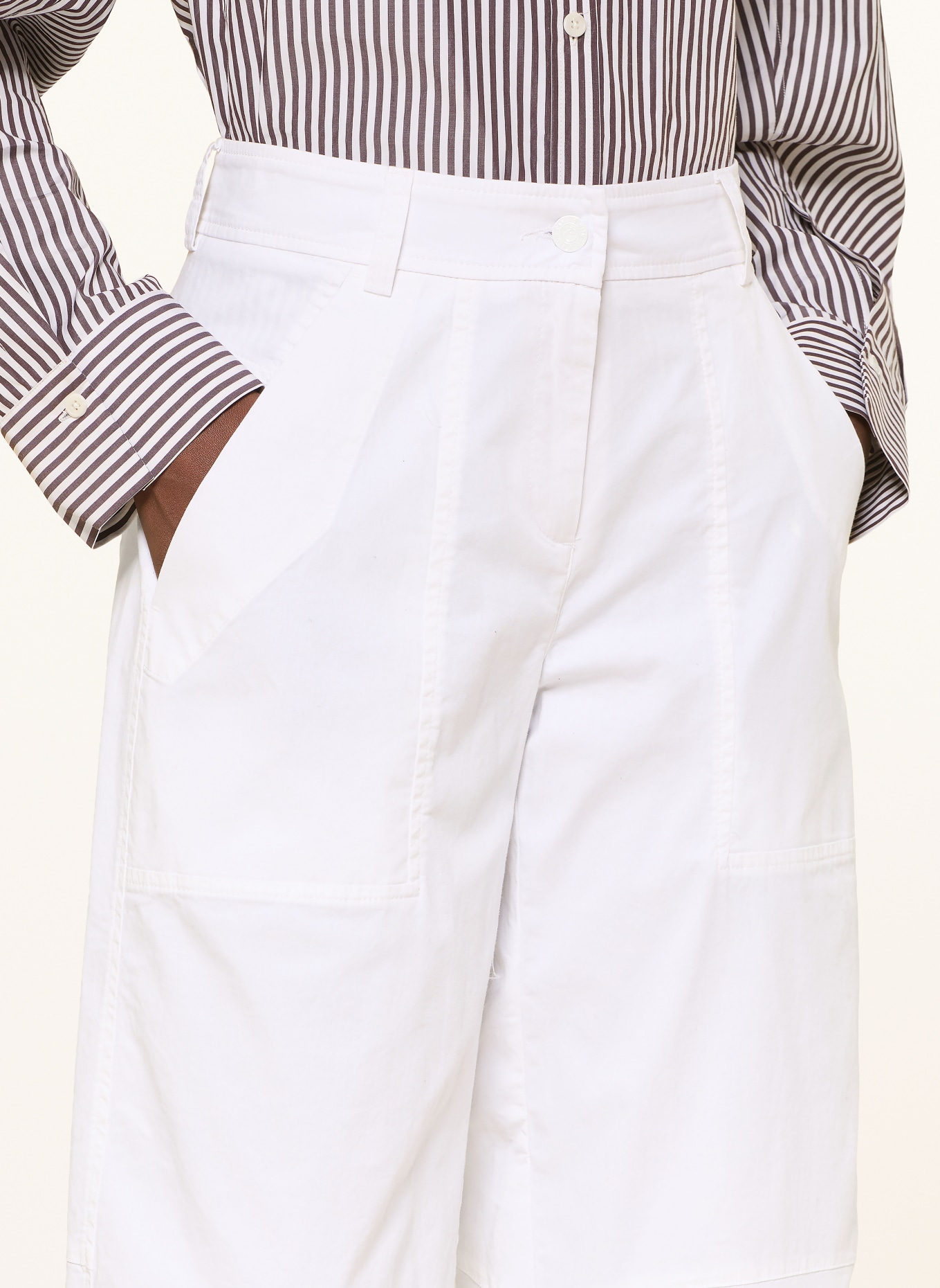 CAMBIO ORLY Pants: WHITE