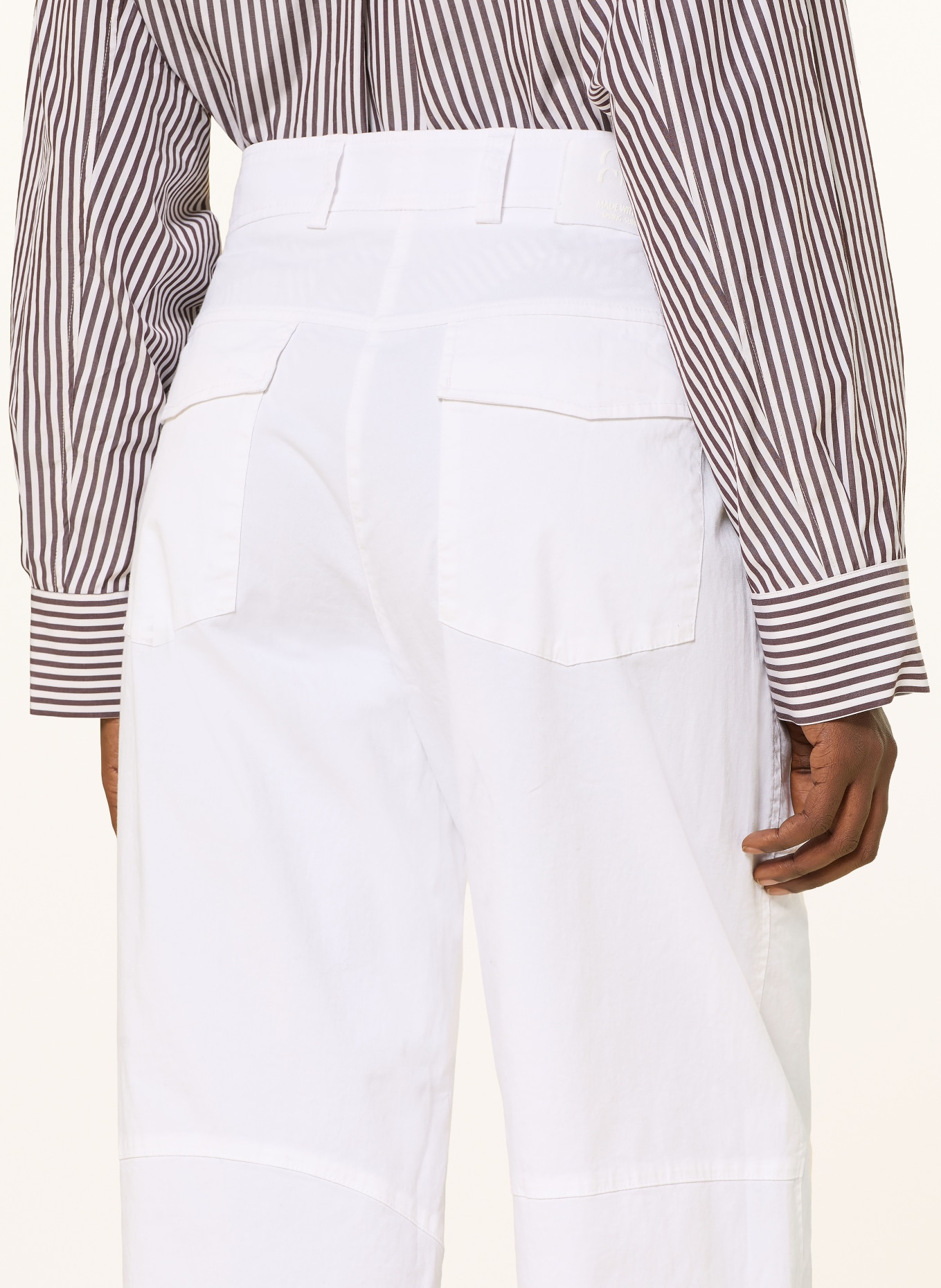 CAMBIO ORLY Pants: WHITE