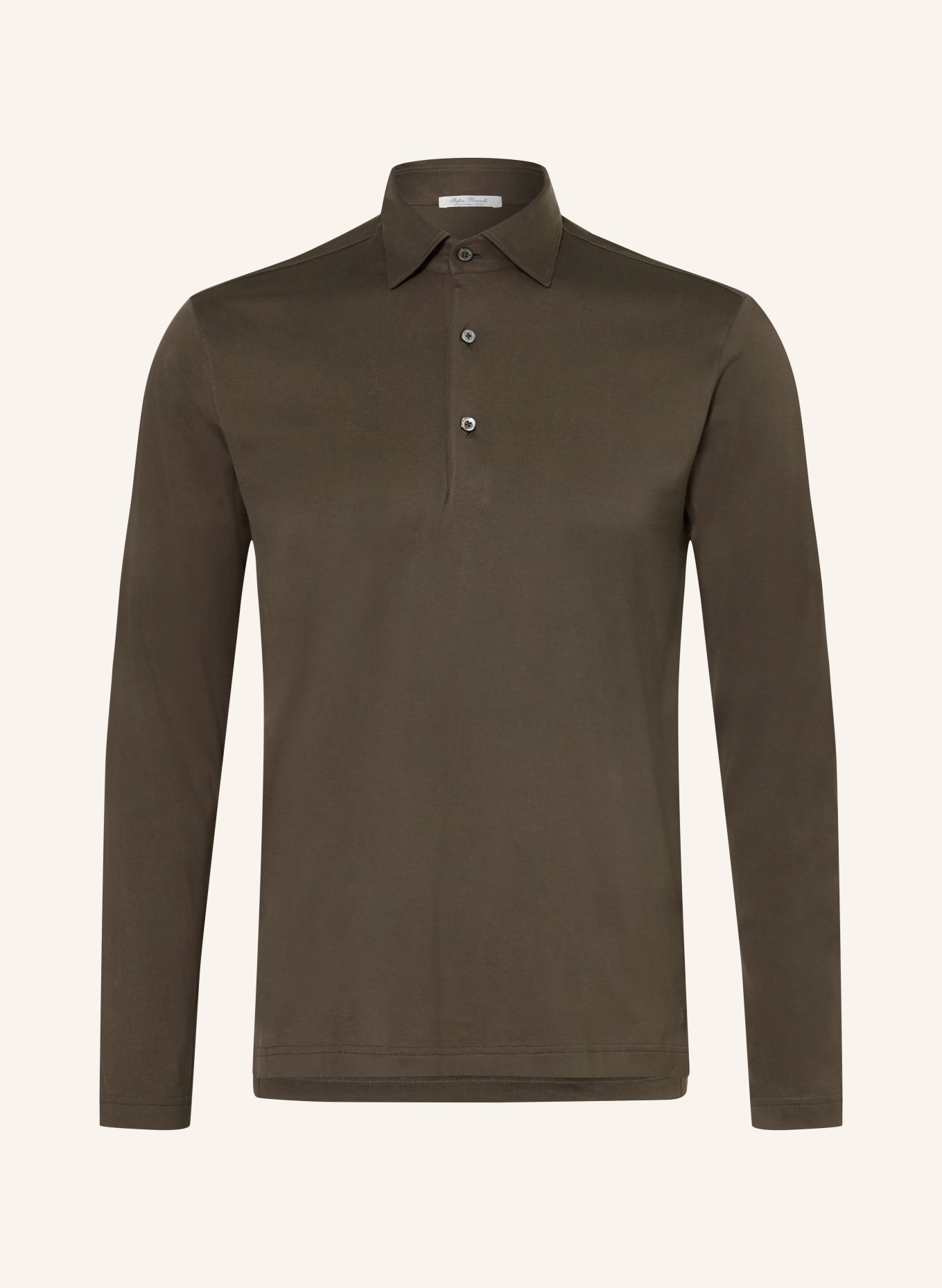 Stefan Brandt Jersey-Poloshirt LUCA: DUNKELBRAUN