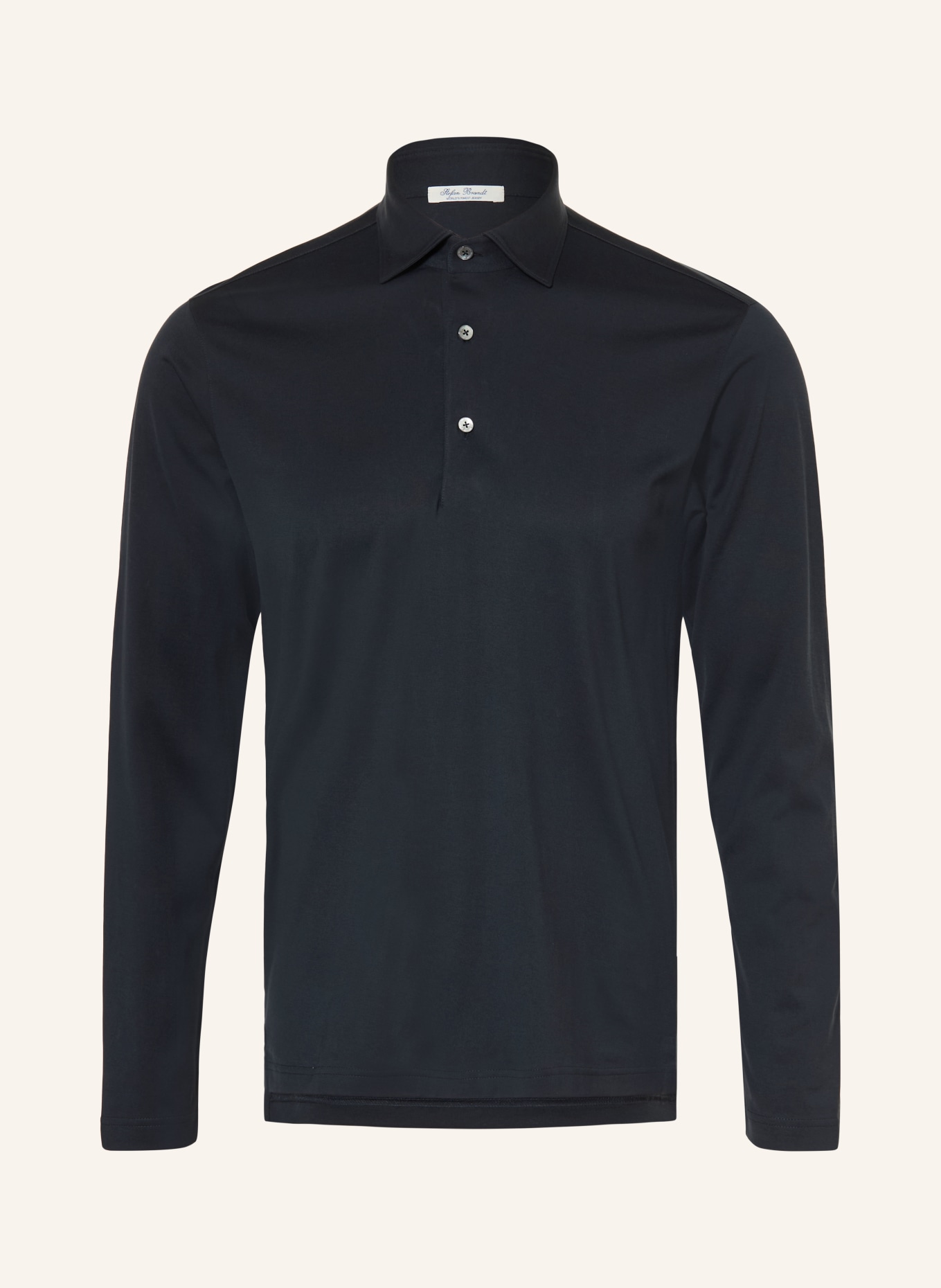 Stefan Brandt Polo en jersey LUCA: BLEU FONCÉ