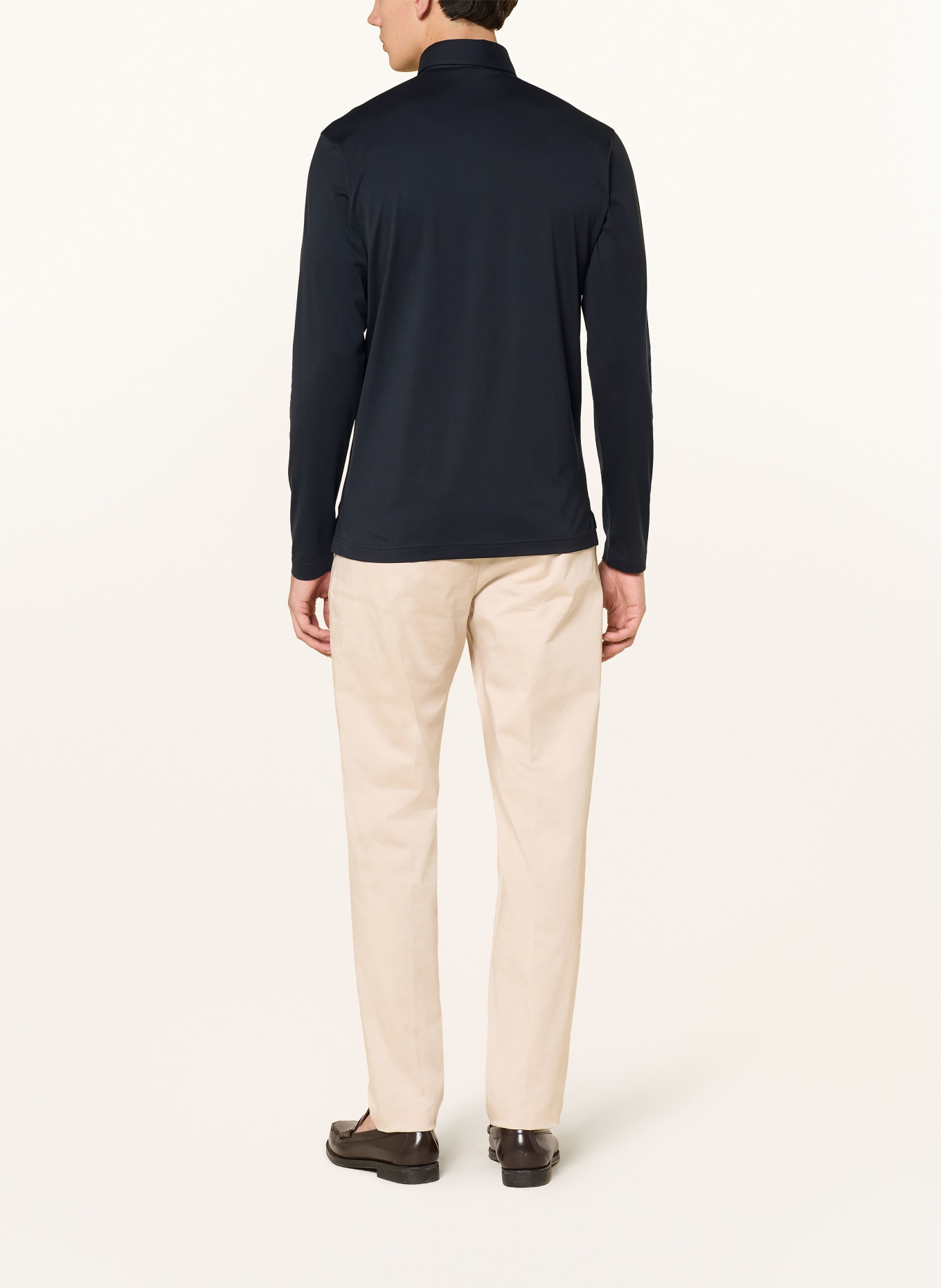 Stefan Brandt Polo en jersey LUCA: BLEU FONCÉ