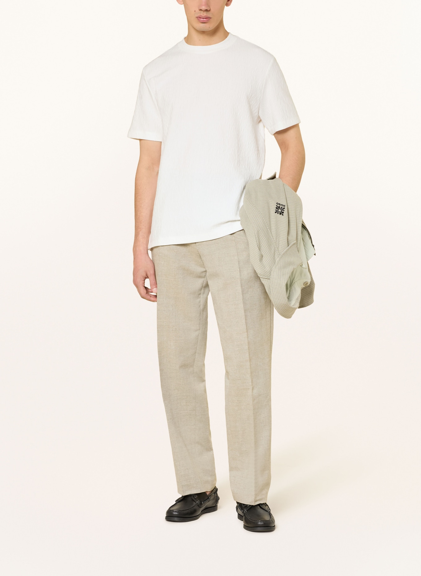 HUGO T-Shirt DENO: WEISS