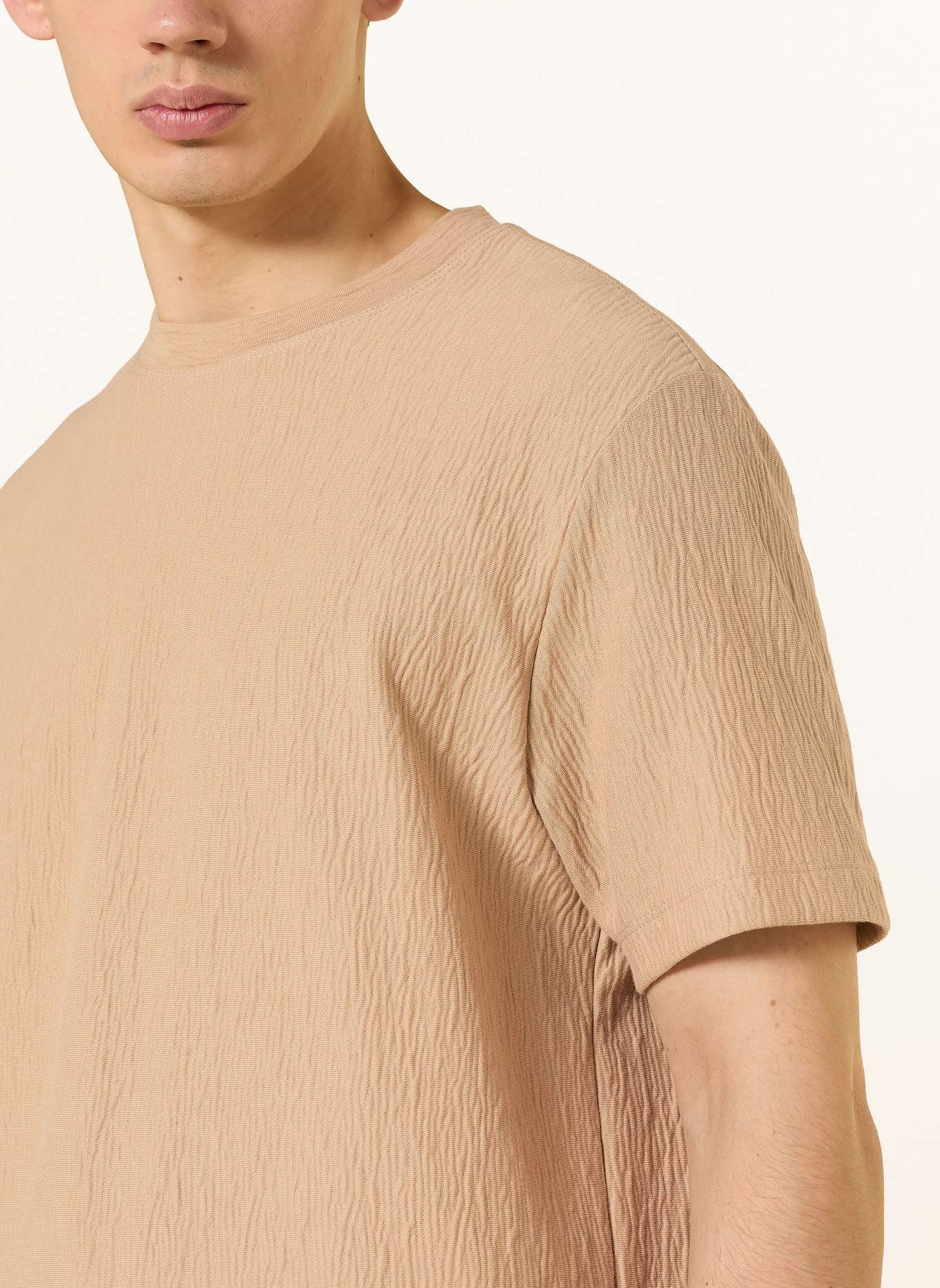 HUGO T-shirt DENO: BEIGE