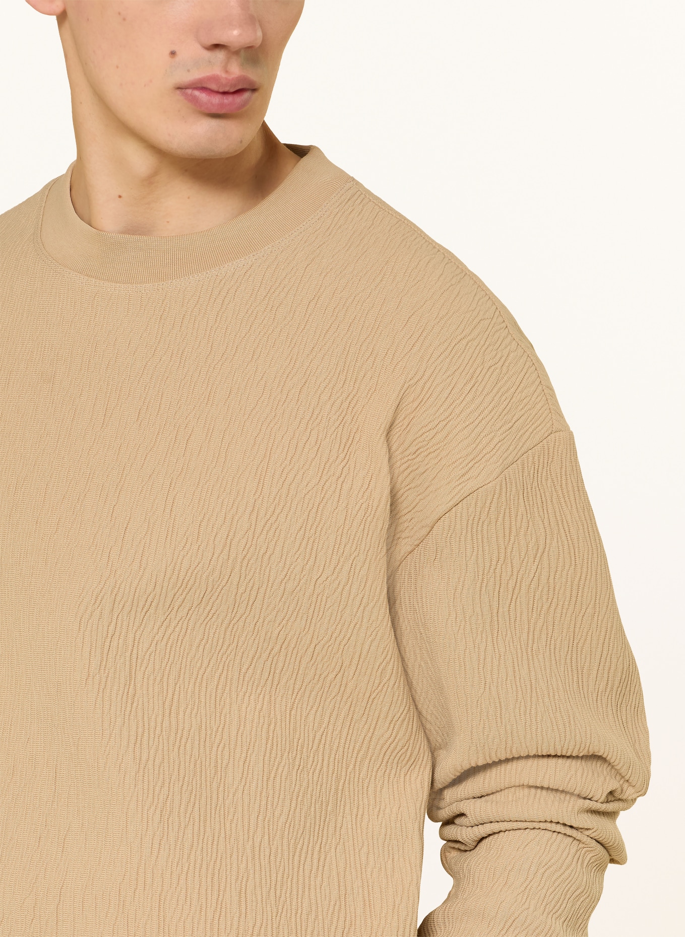 HUGO Sweatshirt DENOLONG: CAMEL