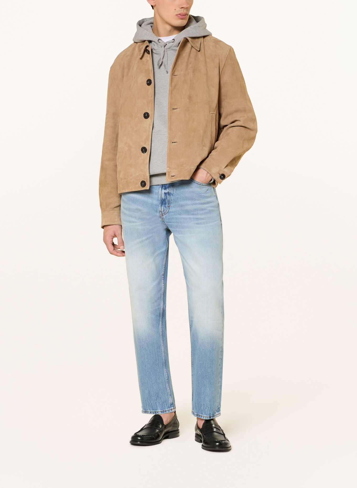 HUGO Jeans HUGO 838 Relaxed Tapered Fit: 440 TURQUOISE/AQUA