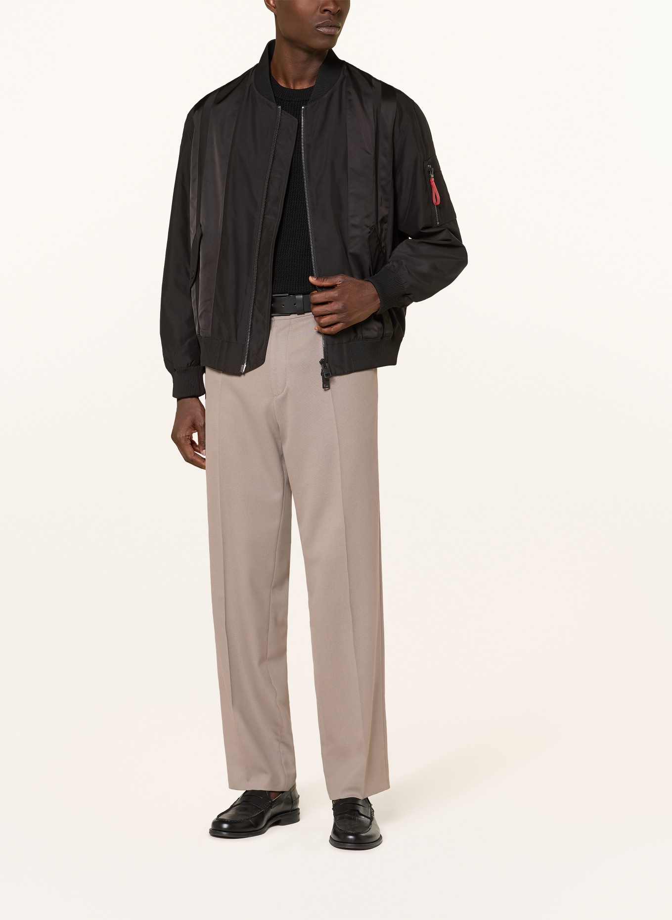 HUGO Blouson BADAMO: SCHWARZ
