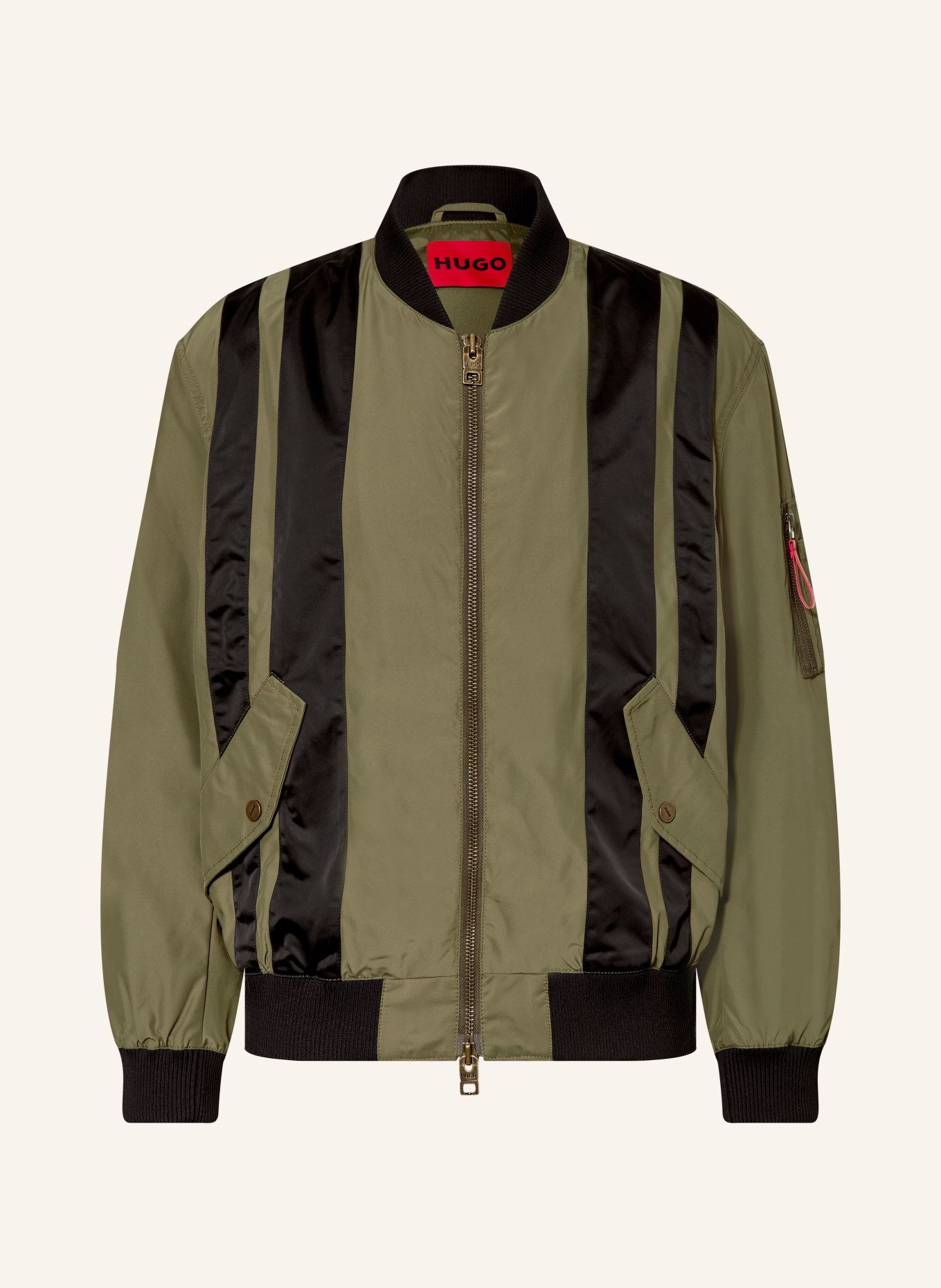 HUGO Blouson BADAMO: OLIV / SCHWARZ