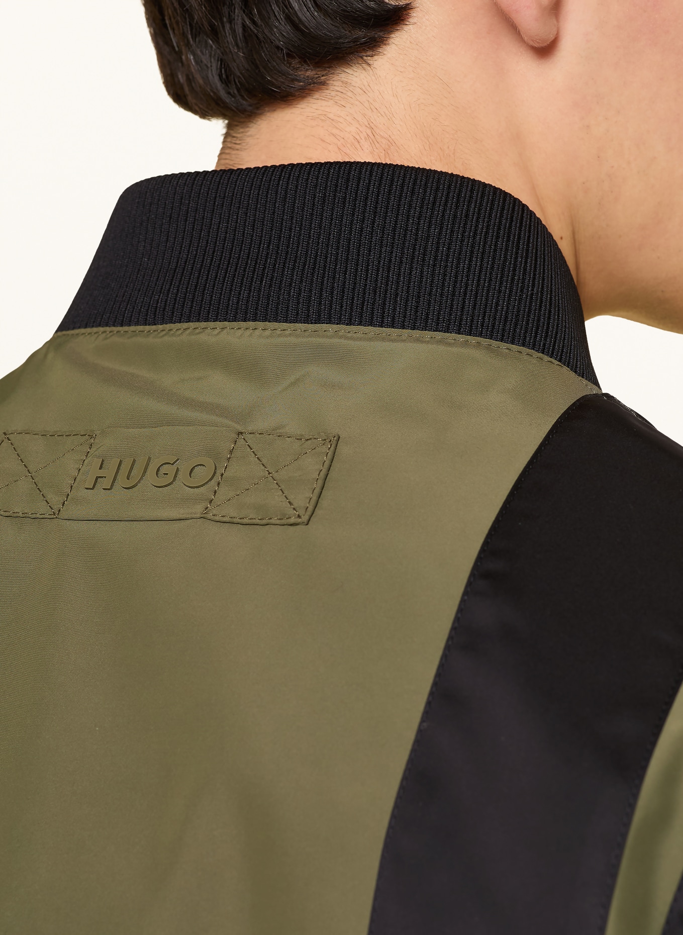 HUGO Blouson BADAMO: OLIV / SCHWARZ