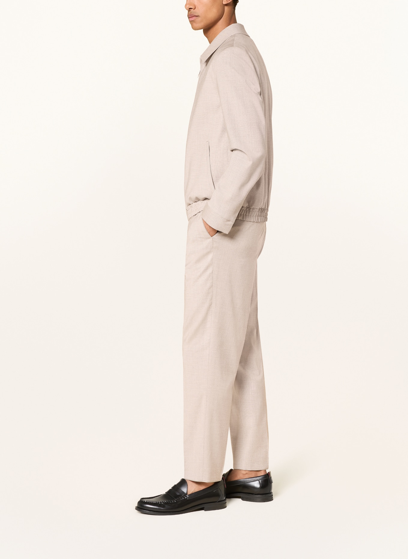 HUGO GOS Extra Slim Fit Pants: BEIGE