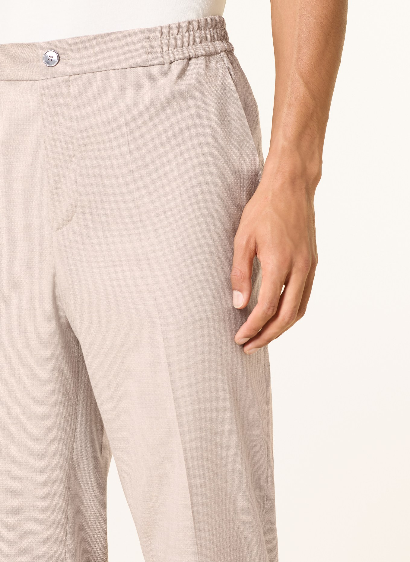HUGO GOS Extra Slim Fit Pants: BEIGE