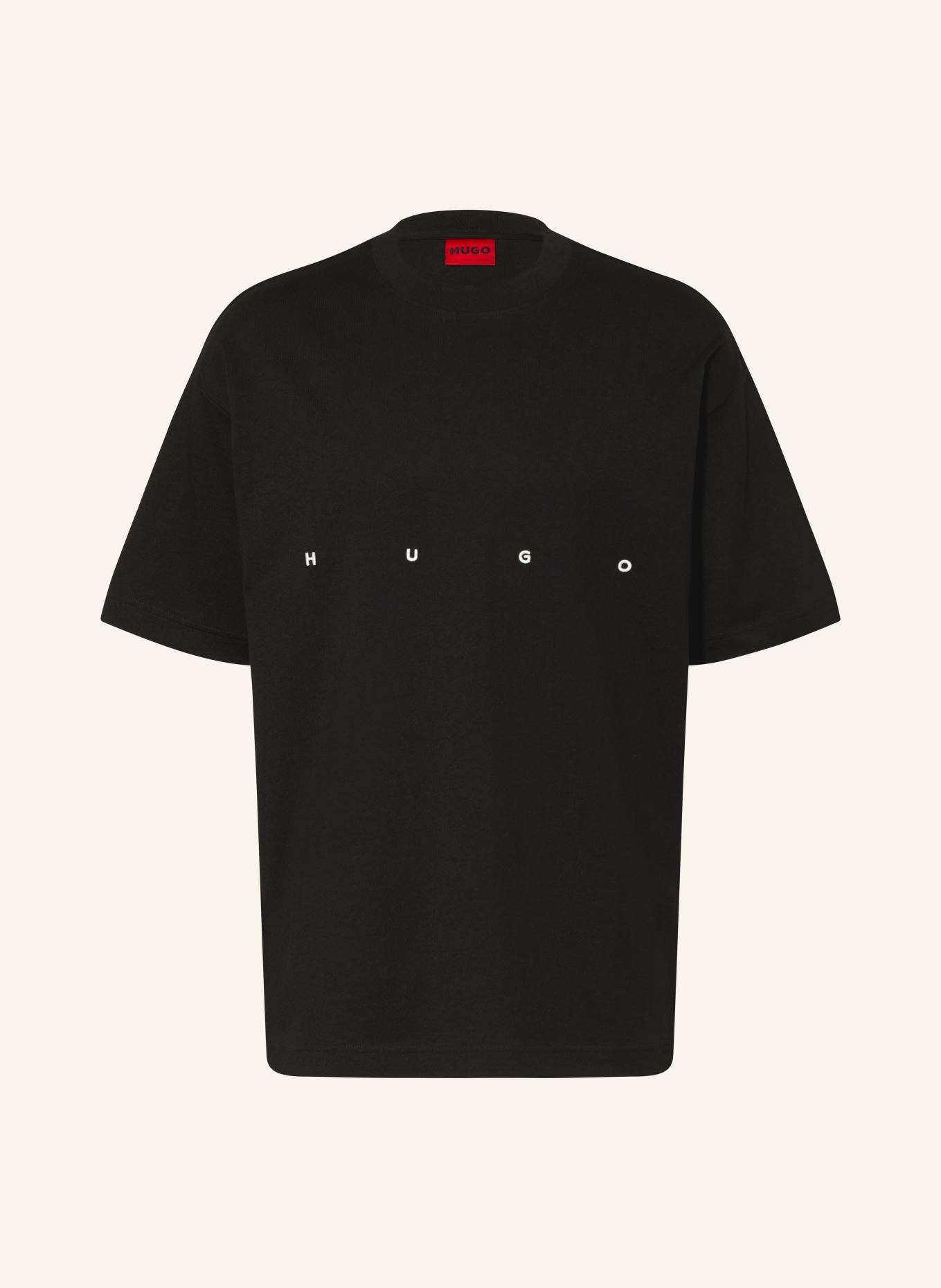 HUGO DARISO T-shirt: BLACK / WHITE