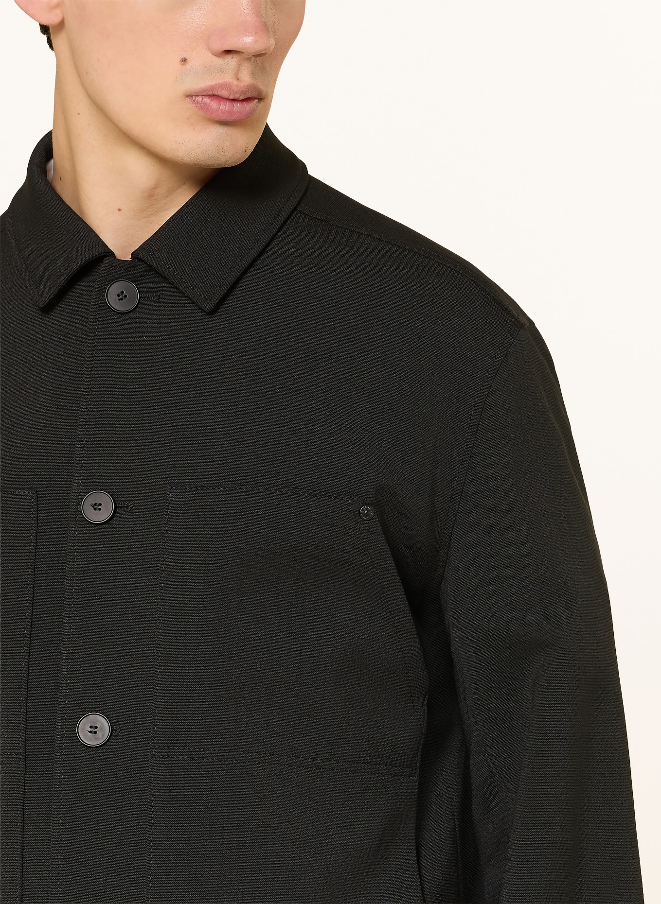 HUGO Overjacket ULIAN: SCHWARZ