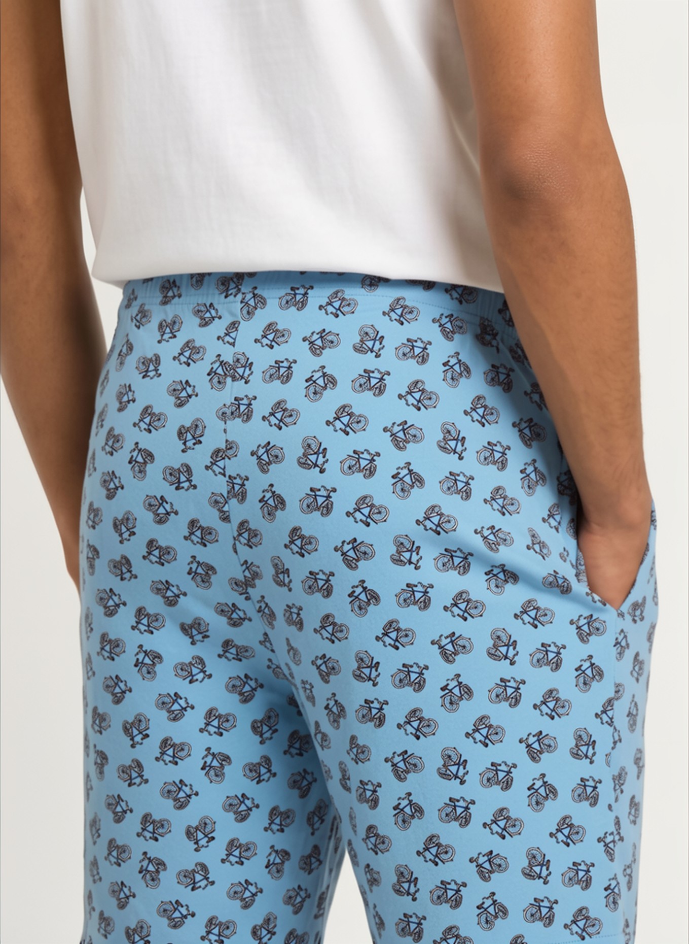 mey Sovshorts mey × LORIOT: LJUSBLÅ / BLÅ / VIT
