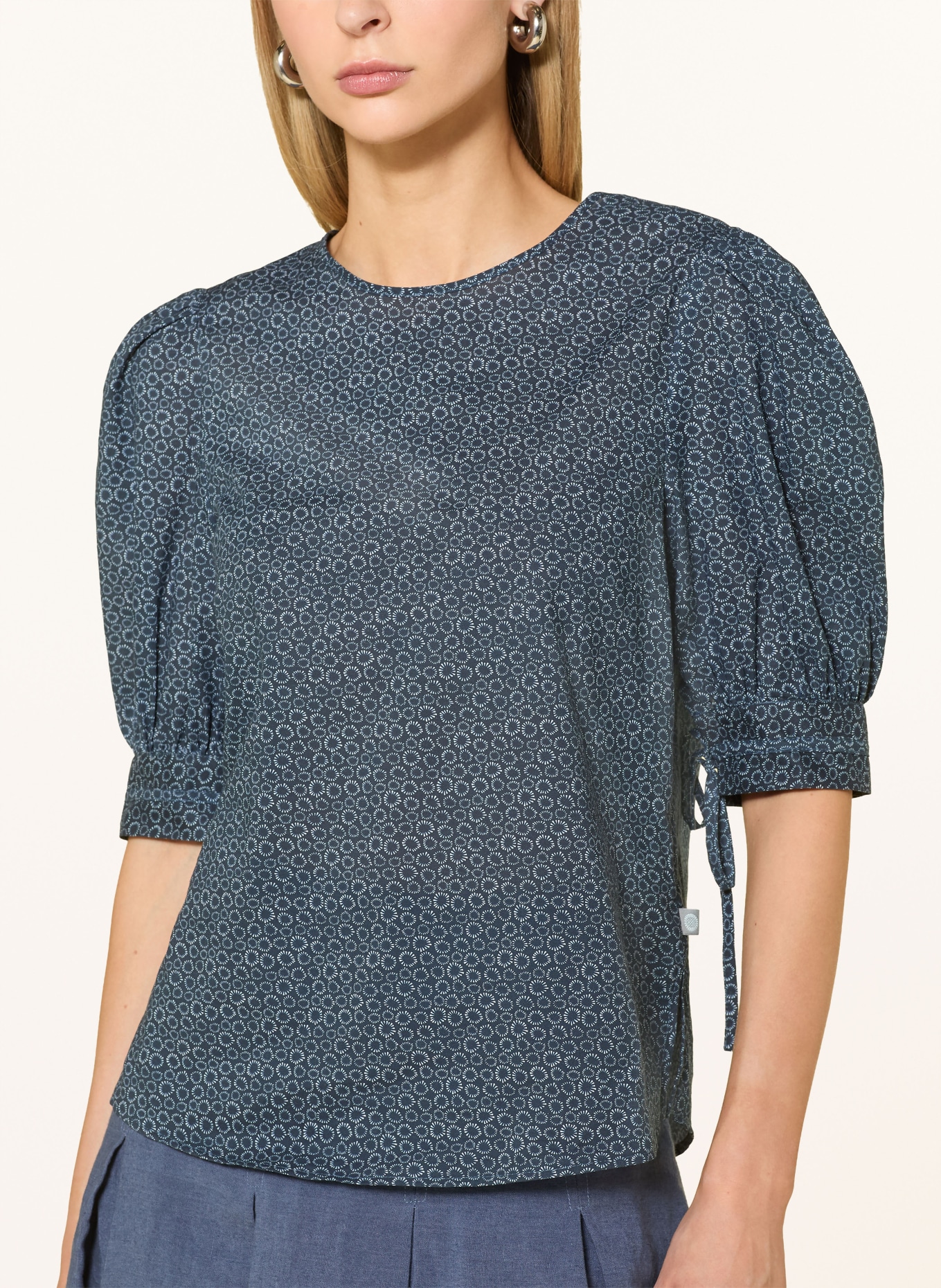 ROCKMACHERIN Chemisier TULA: BLEU / BLANC