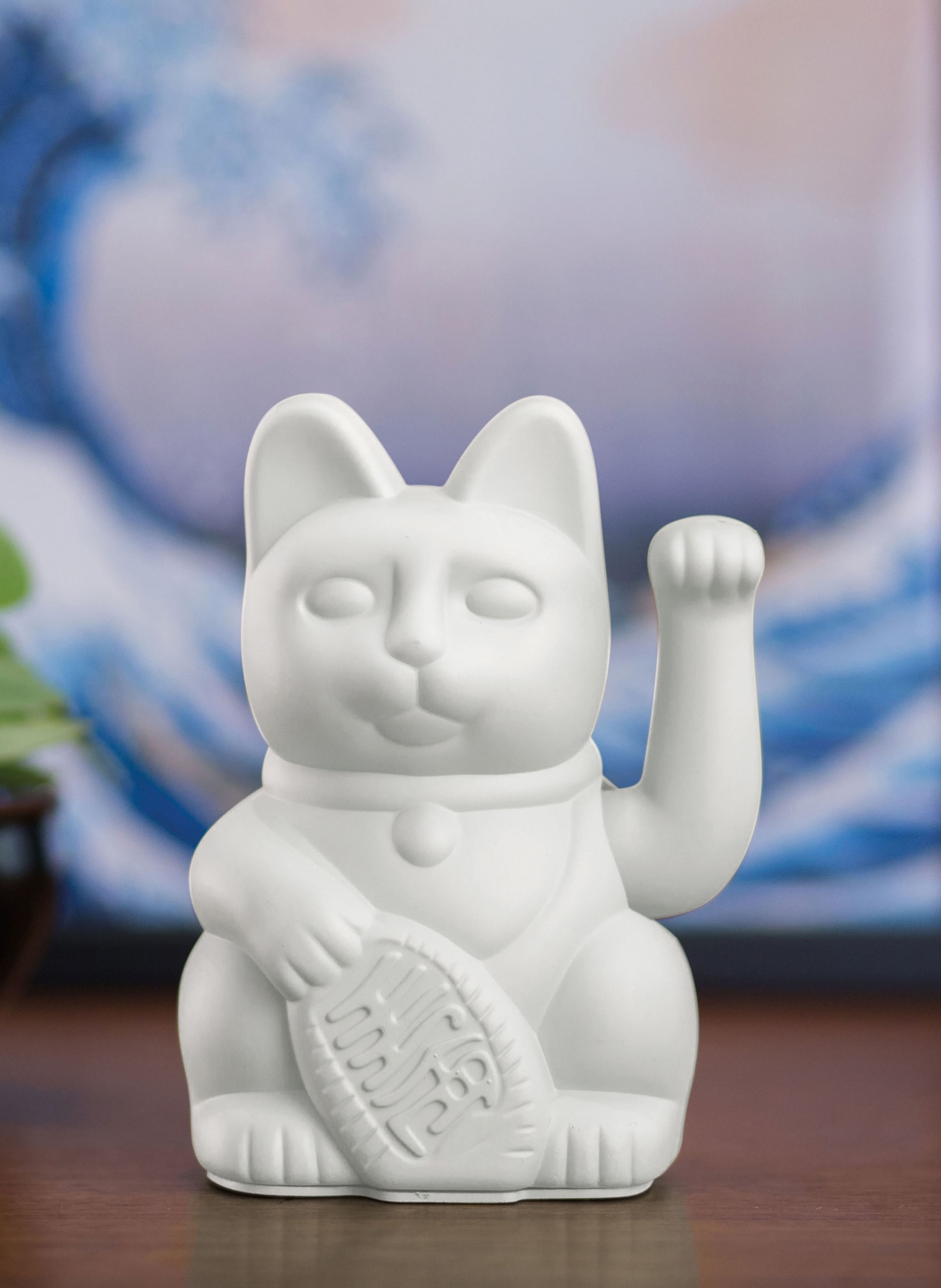 DONKEY Figurină decorativă LUCKY CAT: ALB