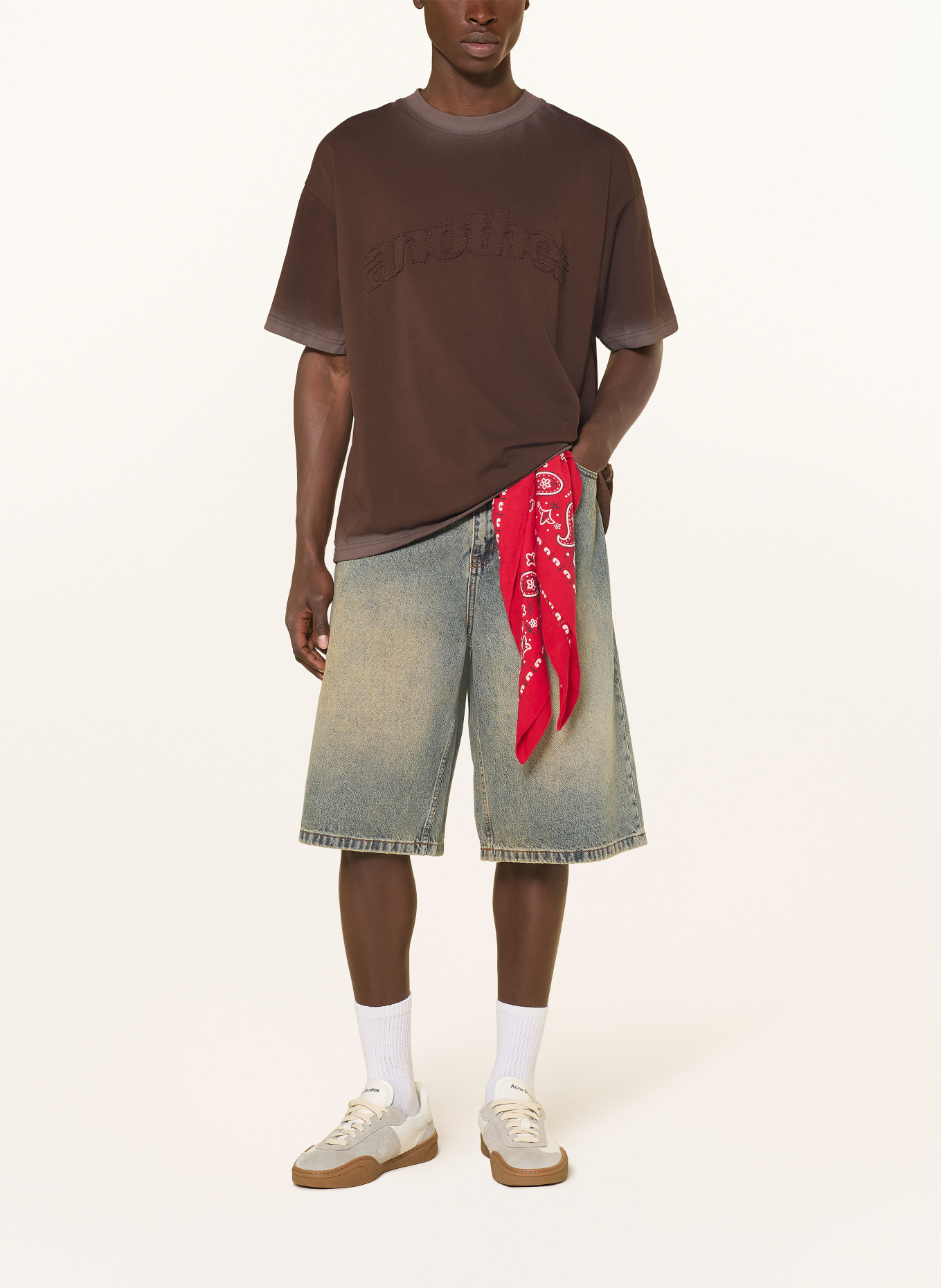 another COTTON LAB T-shirt: MARRON
