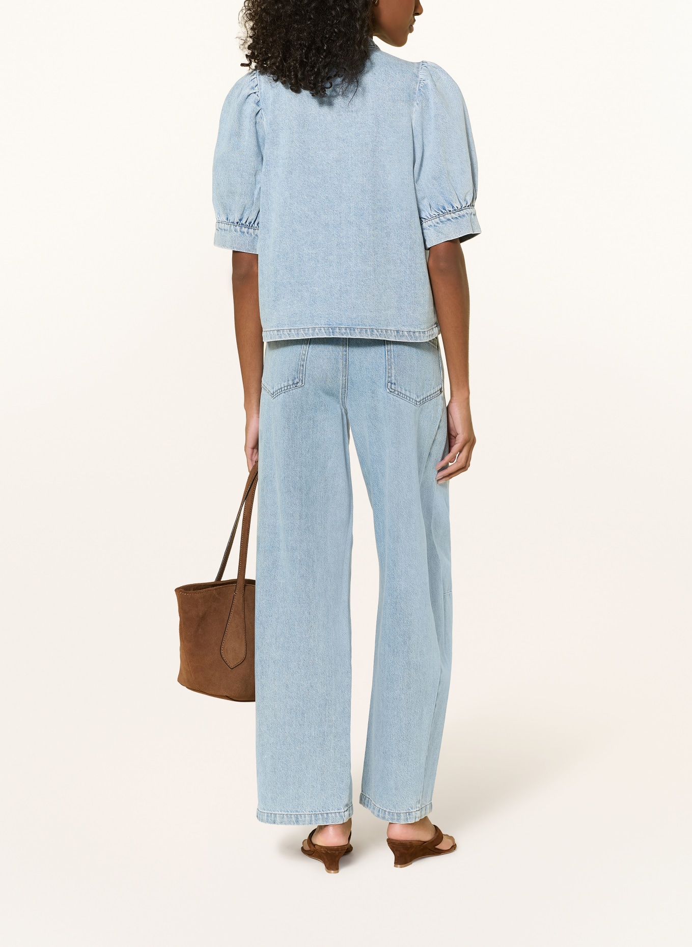 co'couture Denim Blouse ASJACC: LIGHT BLUE