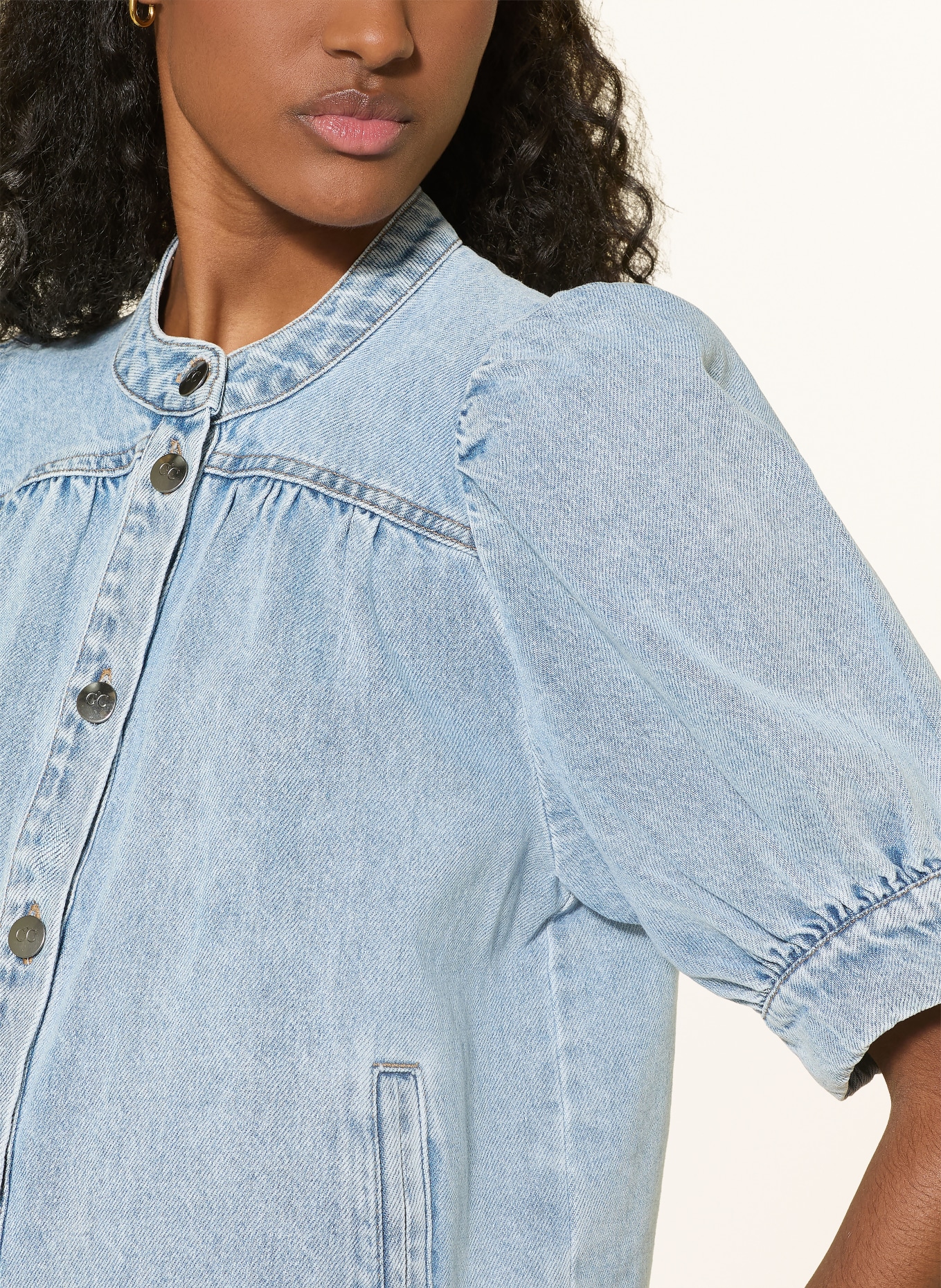 co'couture Denim Blouse ASJACC: LIGHT BLUE